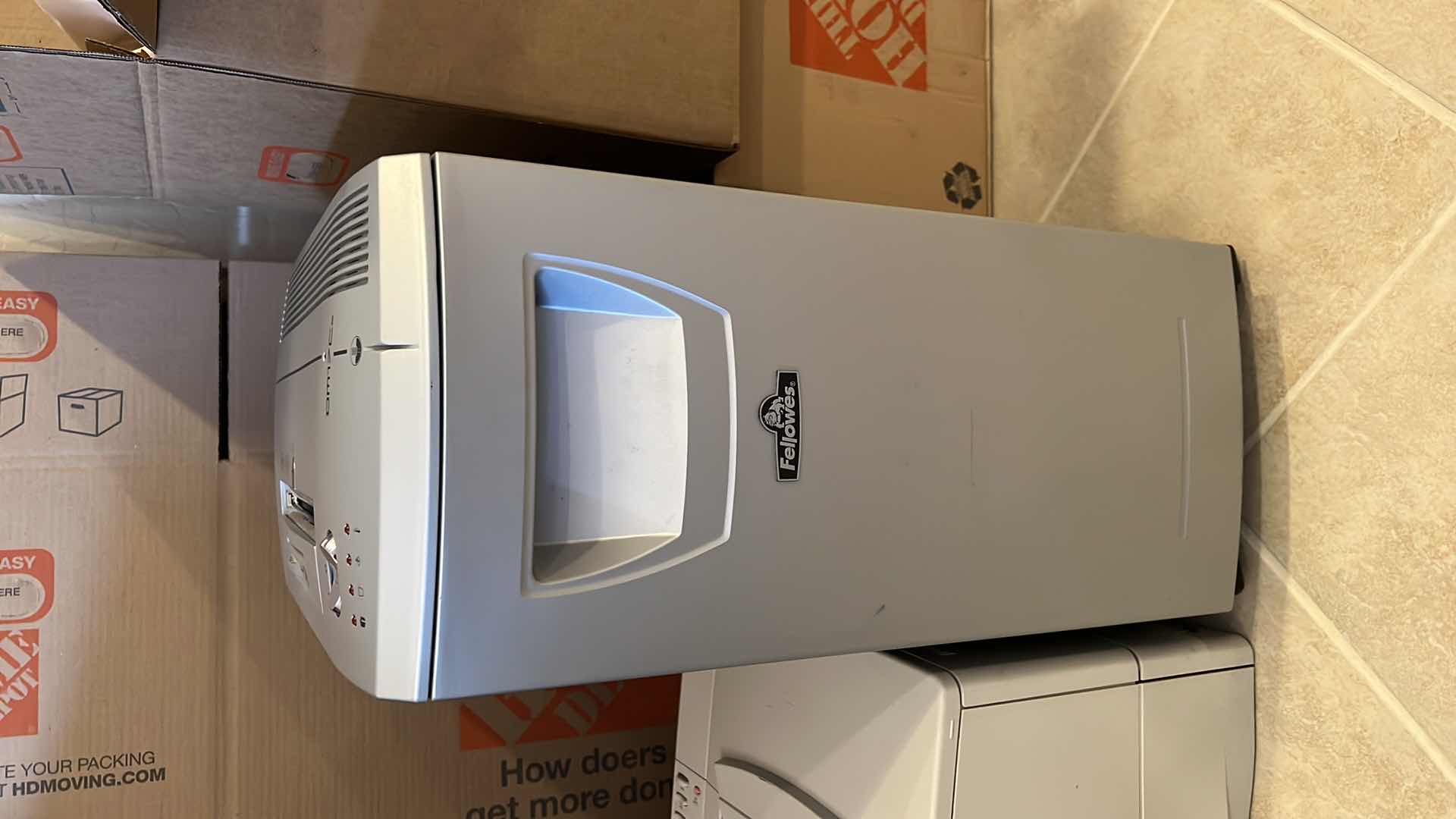 Photo 1 of FELLOWS DOCUMENT PAPER SHREDDER MODEL #DM17cs 17 SHEET CONFETTI PAPER 