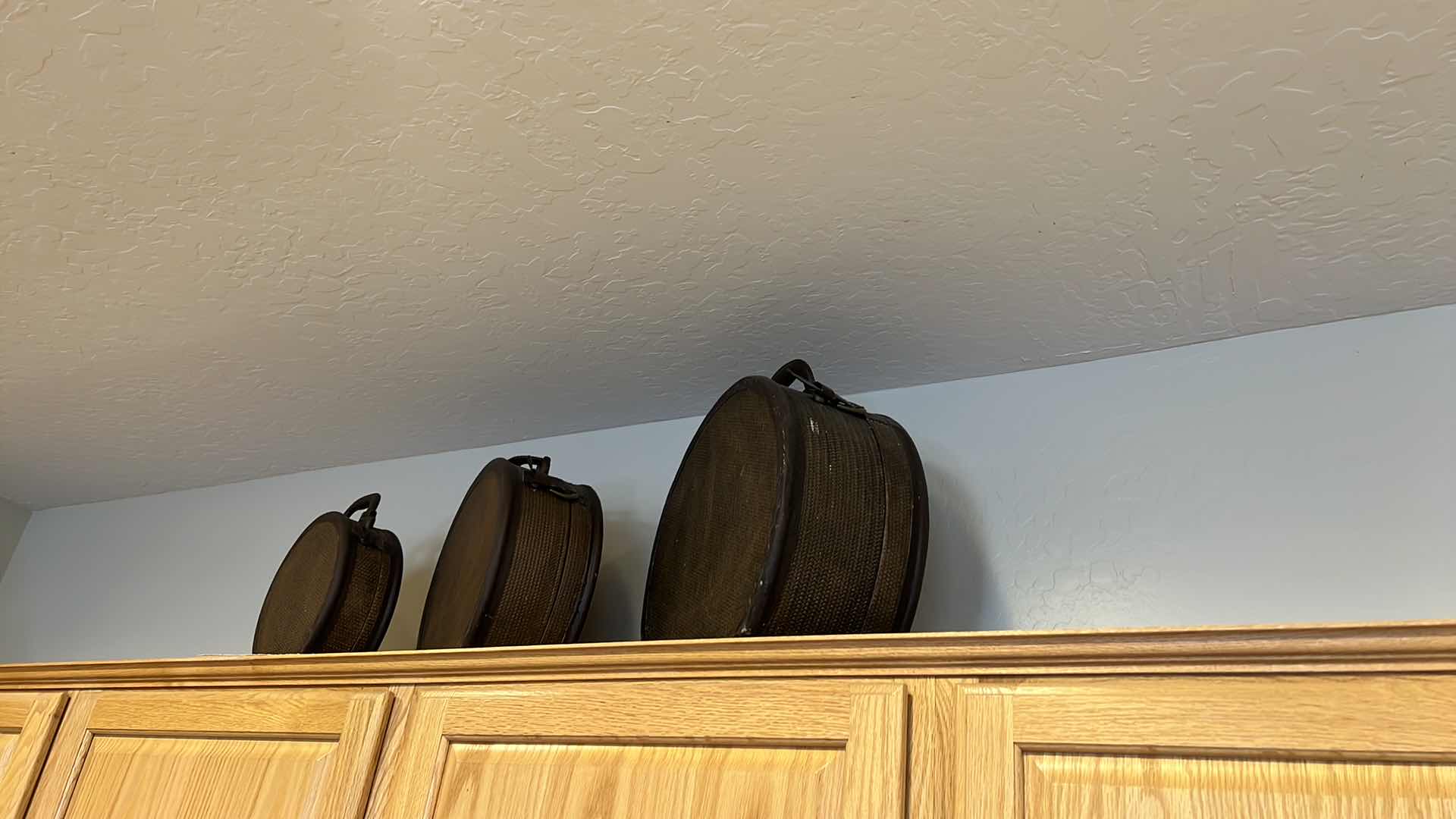 Photo 1 of 3-ROUND WICKER DECORATIVE CASES