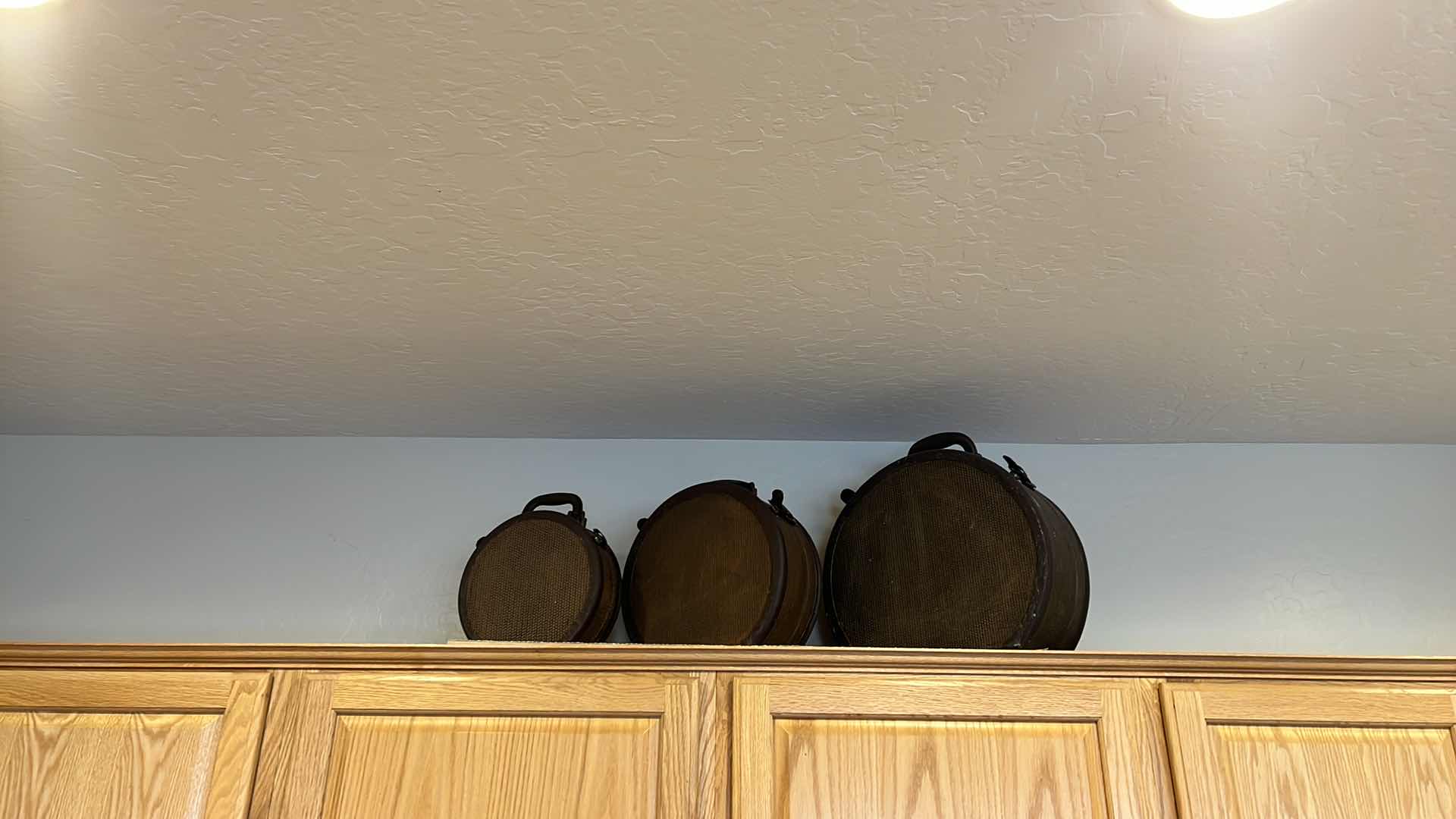 Photo 1 of 3-ROUND WICKER DECORATIVE CASES