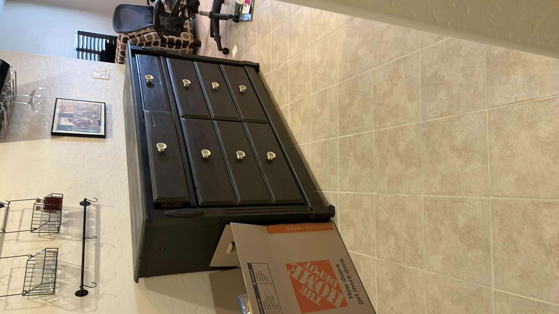 Photo 1 of BOYD BLACK WOOD DRESSER 66” x 20” H40”