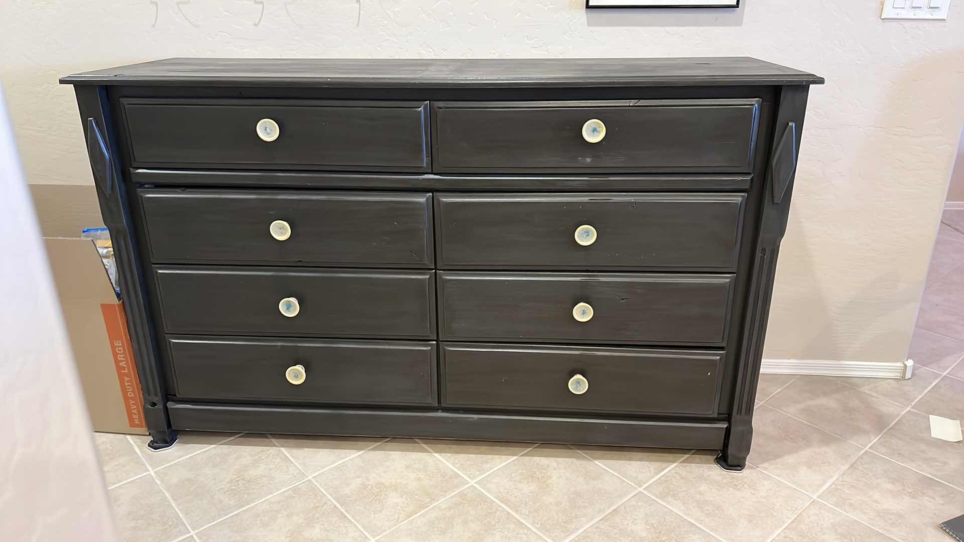Photo 1 of BOYD BLACK WOOD DRESSER 66” x 20” H40”