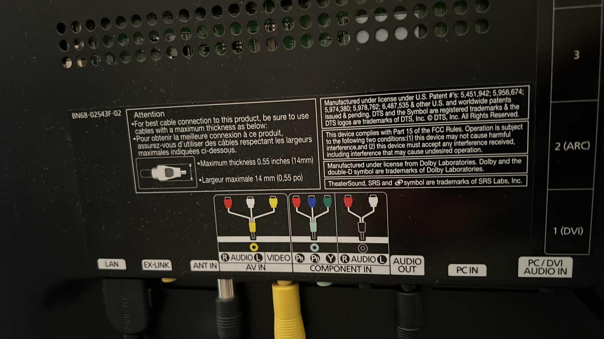 Photo 1 of 55" SAMSUNG FLATSCREEN TV W SWIVEL STAND & REMOTE CONTROL (MODEL #UN55C8000 3D IPTV 1080P)