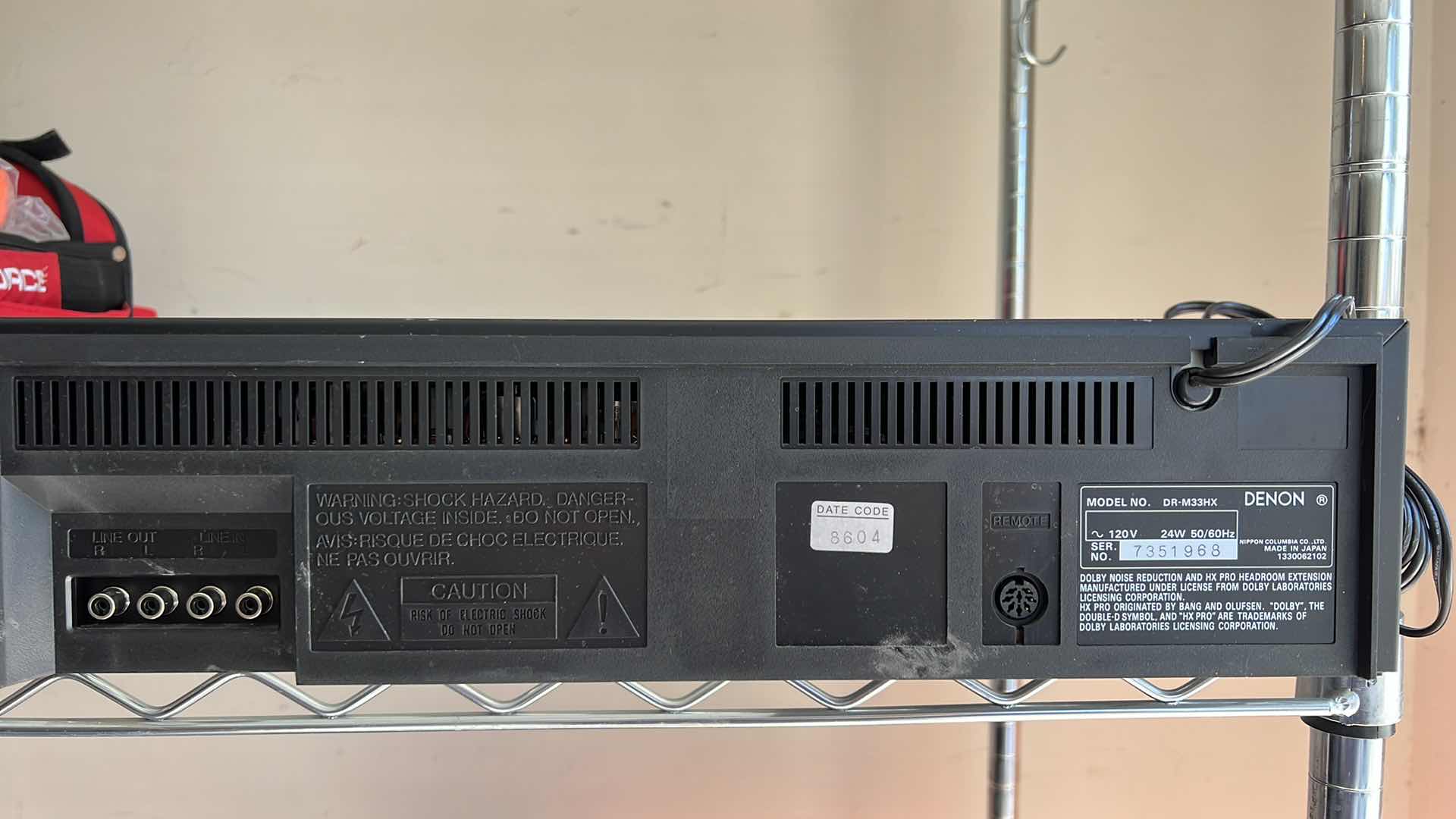 Photo 1 of DENON STEREO CASSETTE TAPE DECK