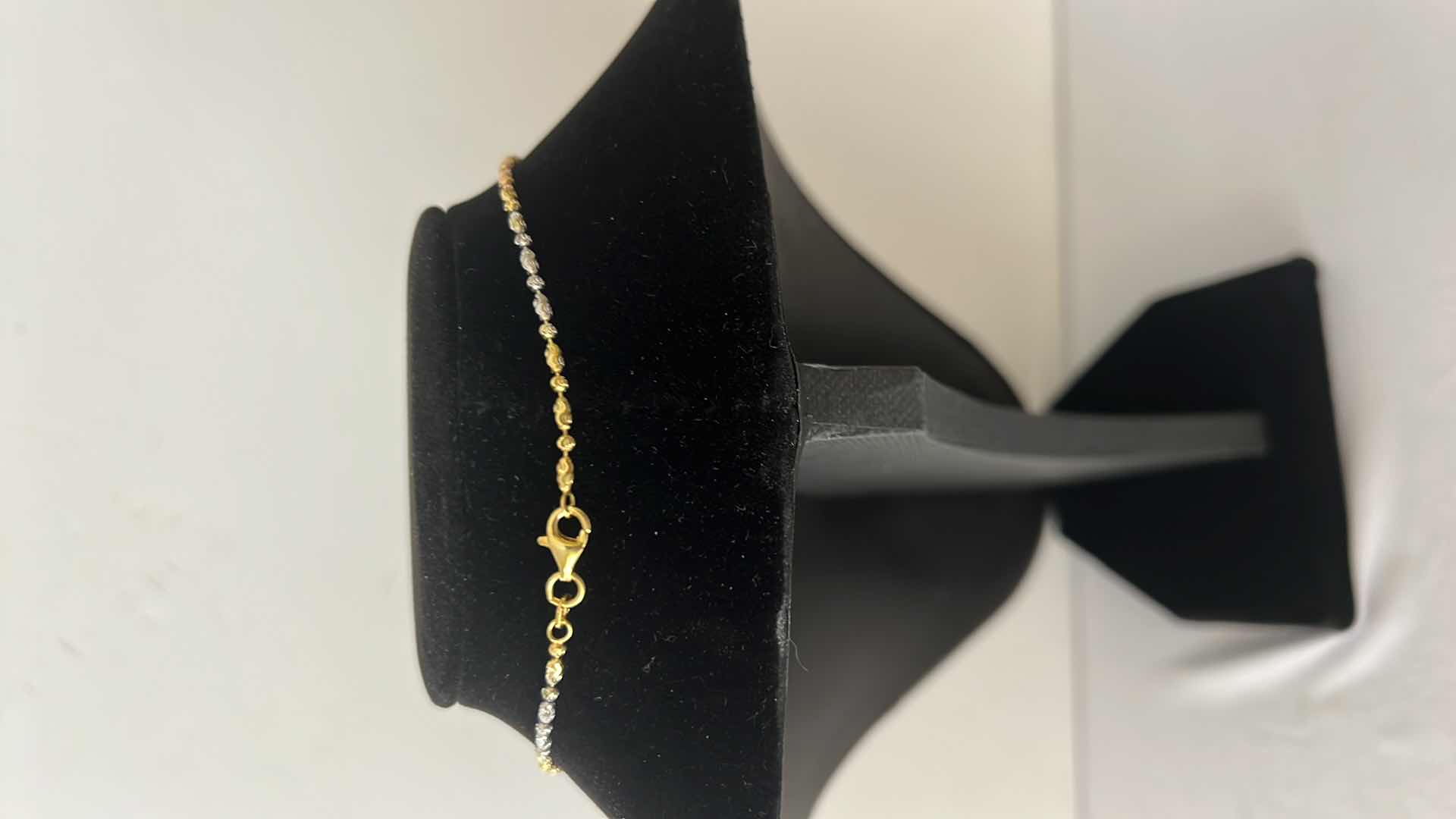 Photo 3 of 925 STERLING SILVER W YELLOW GOLD OVERLAY WHITE GOLDEN QUARTZ & SAPPHIRE NECKLACE (GGA CERTIFIED)  NK015193