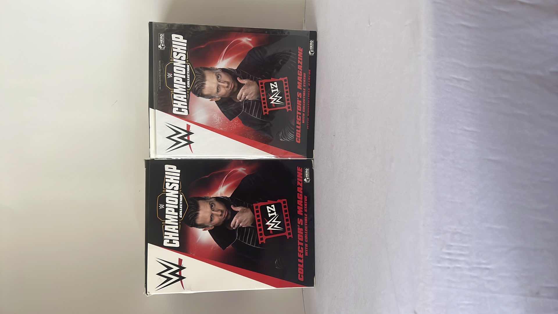 Photo 1 of 2-BRAND NEW HERO COLLECTION WWE “MIZ” COLLECTOR’S MAGAZINE FIGURINE