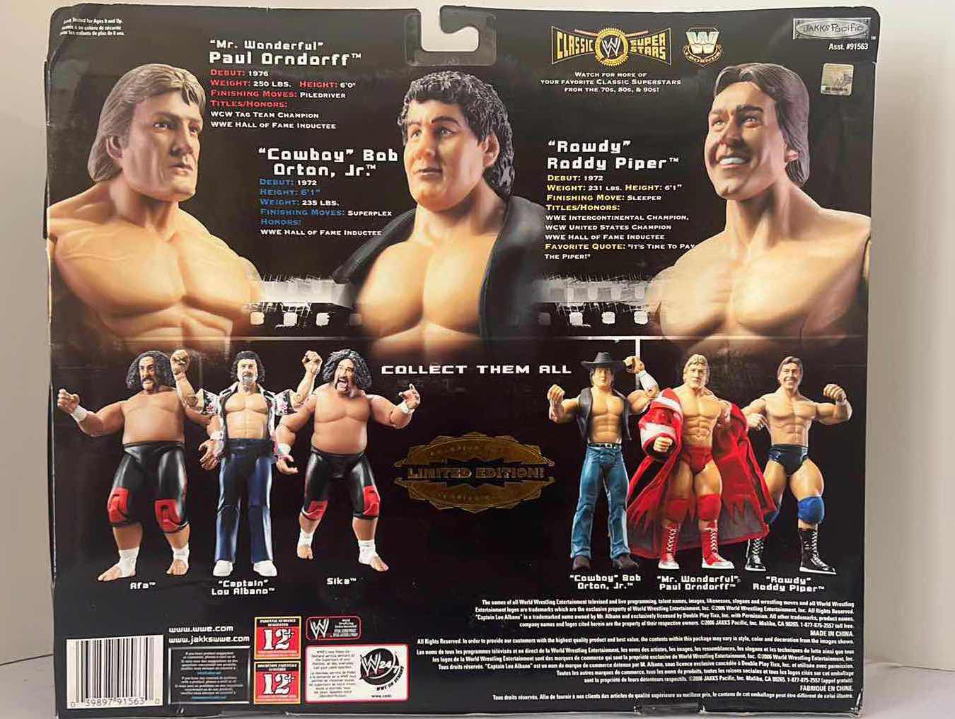 Photo 1 of BRAND NEW WWE CLASSIC SUPER STARS FIGURINES $60