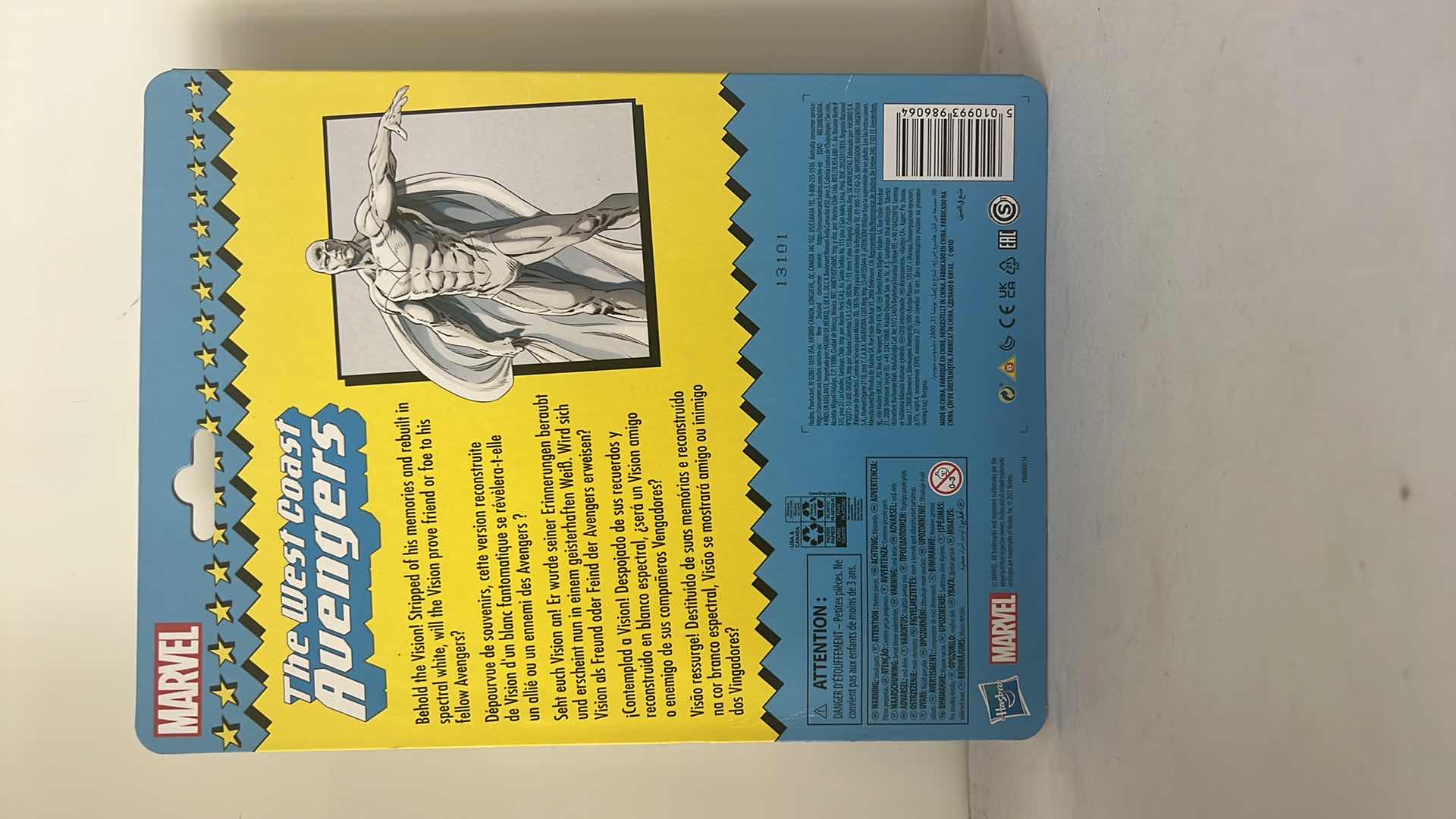 Photo 1 of BRAND NEW HASBRO MARVEL “THE WEST COAST AVENGERS” THE VISION ACTION FIGURE  $30