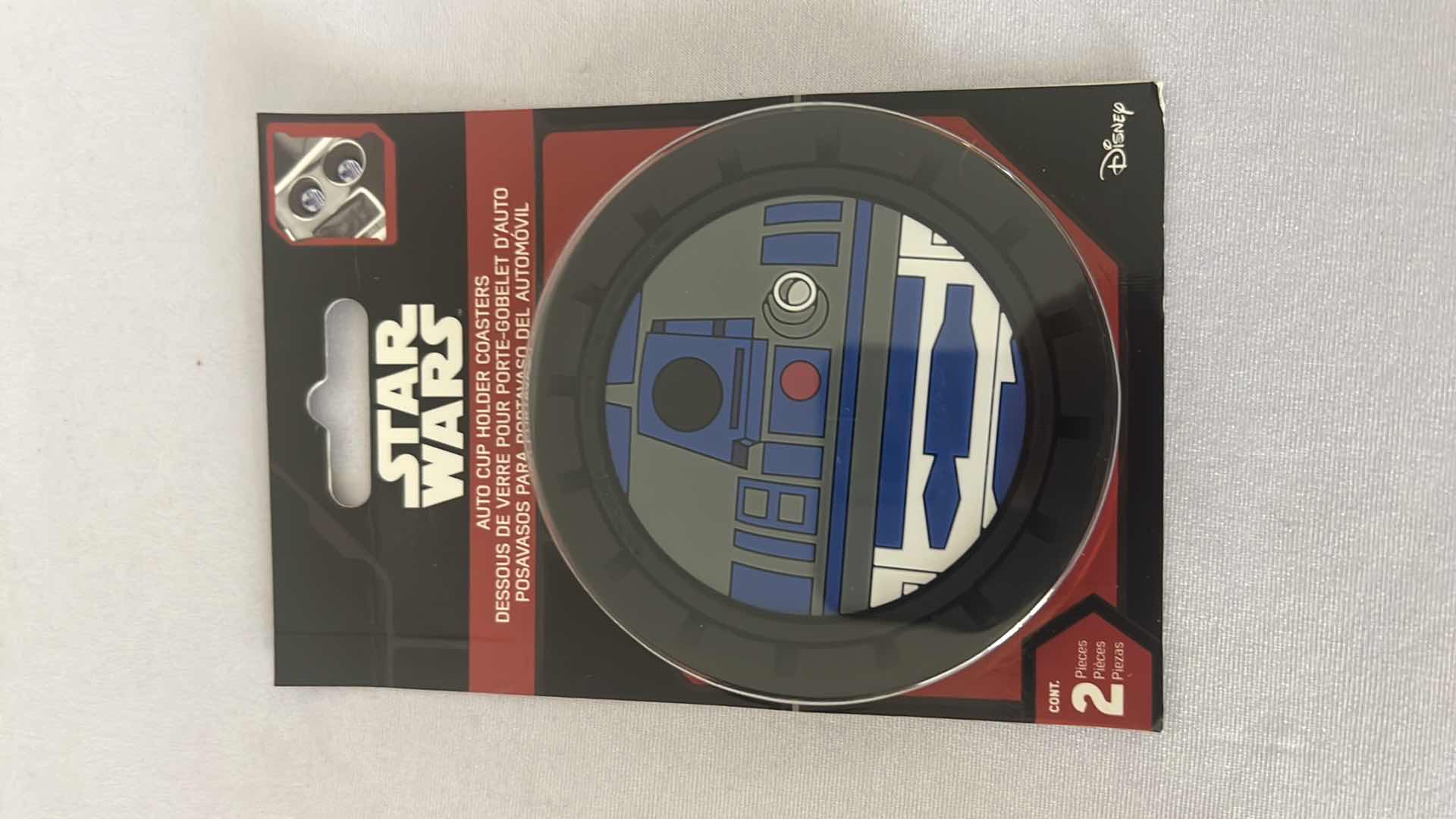 Photo 1 of 4-BRAND NEW STAR WARS R2-D2  2-PACK CAR CUP COASTER SETS $40 (8 TOTAL CAR COASTERS)