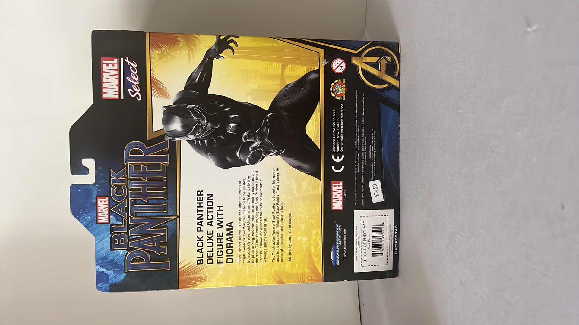 Photo 1 of BRAND NEW MARVEL “BLACK PANTHER” ACTION FIGURE $30