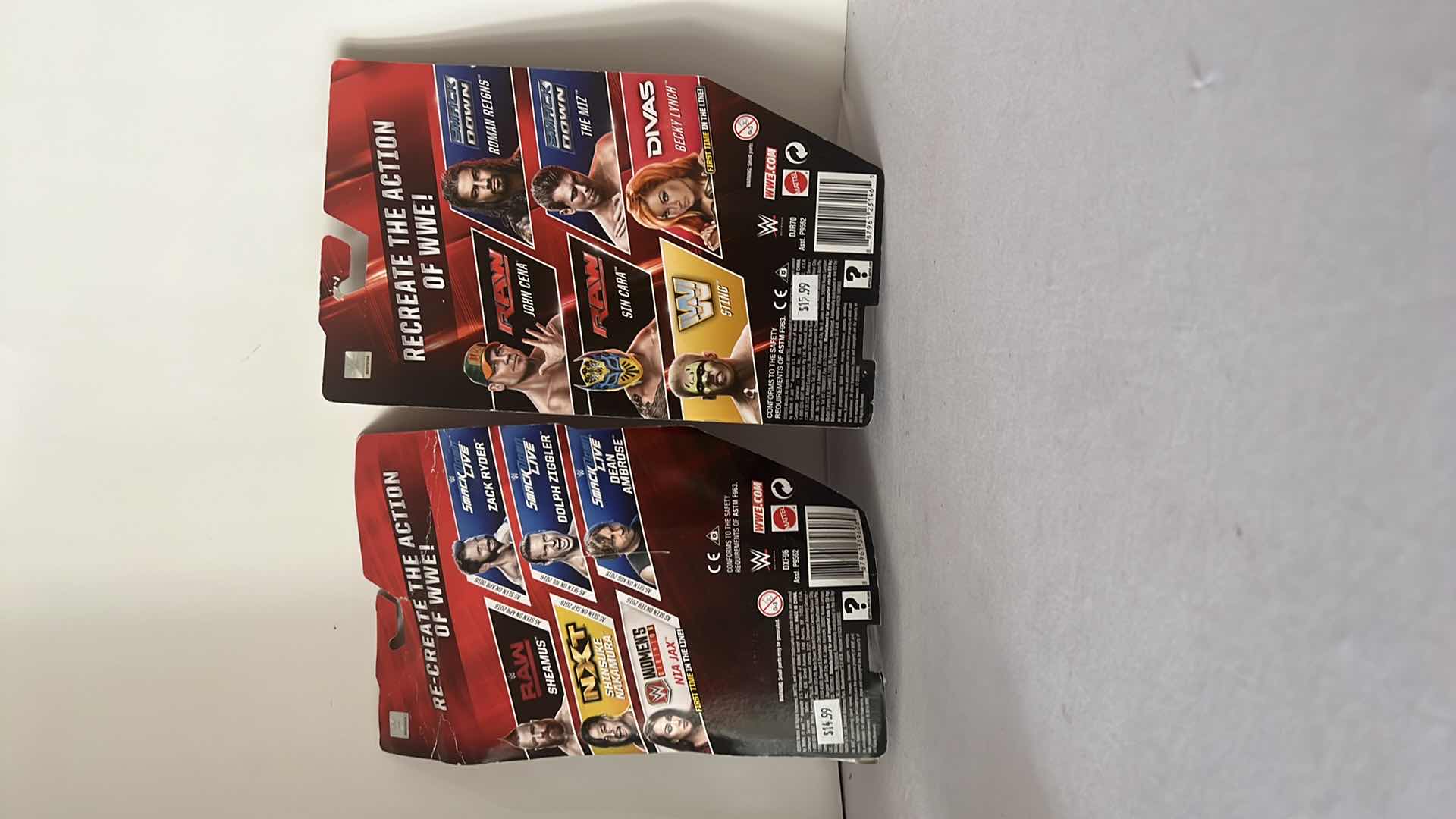 Photo 1 of 2-BRAND NEW MATTEL WWE DIVAS ACTION FIGURES (NIA JAX & BECKY LYNCH) $40
