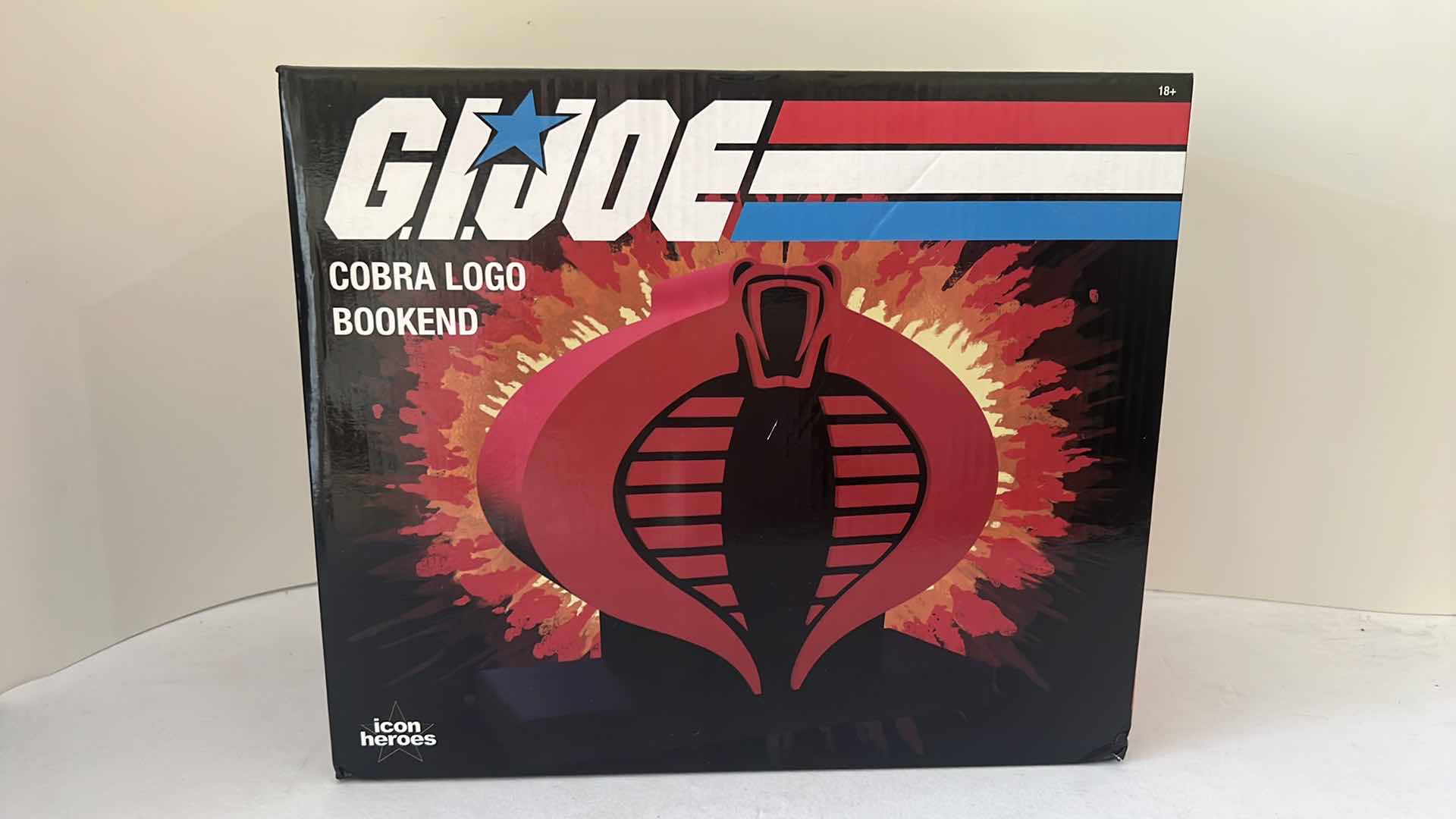 View 1 of BRAND NEW HASBRO G. I. JOE COBRA LOGO BOOKENDS. $70