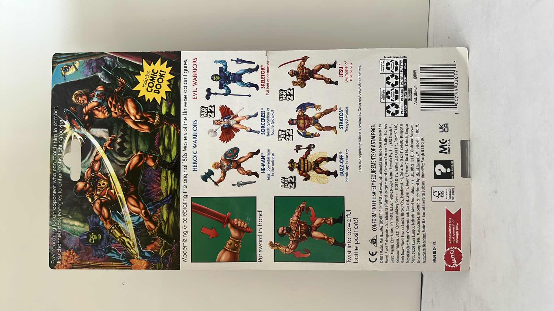 Photo 1 of BRAND NEW MATTEL MASTERS OF THE UNIVERSE “JITSU” ACTION FIGURE