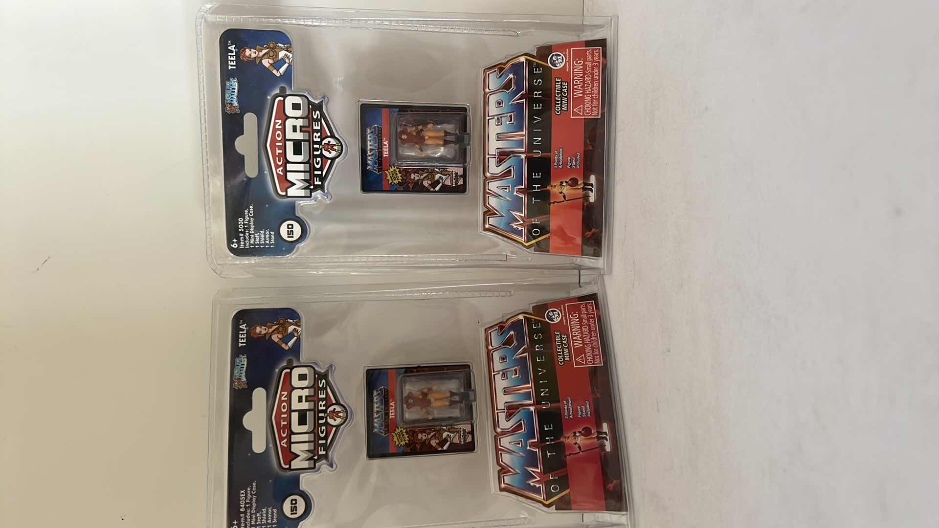 Photo 1 of 2-BRAND NEW MASTERS OF THE UNIVERSE “TEELA” MICRO ACTION FIGURES $25