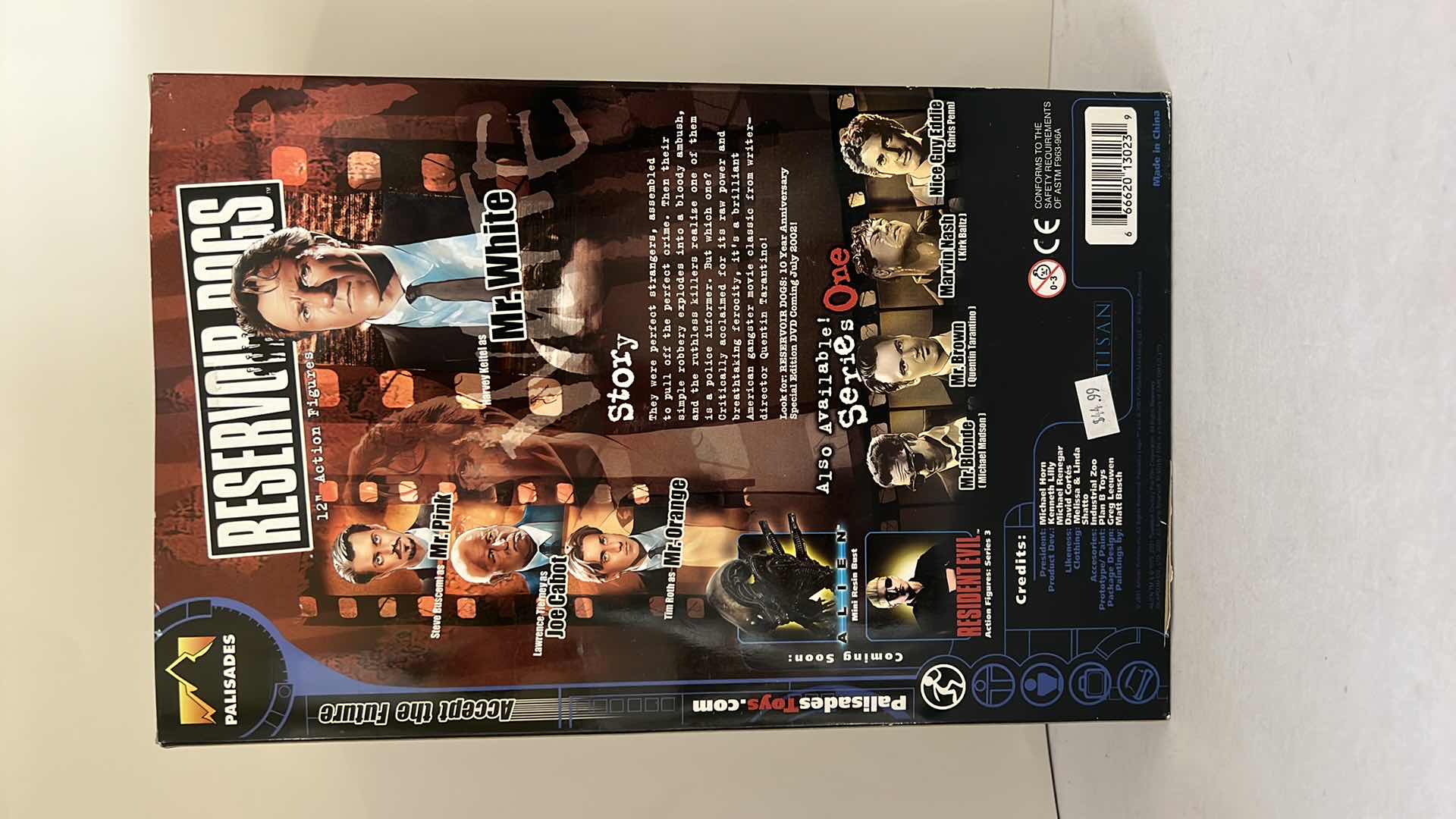 Photo 1 of BRAND NEW RESERVOIR DOGS “MR WHITE” 12” ACTION FIGURE $45