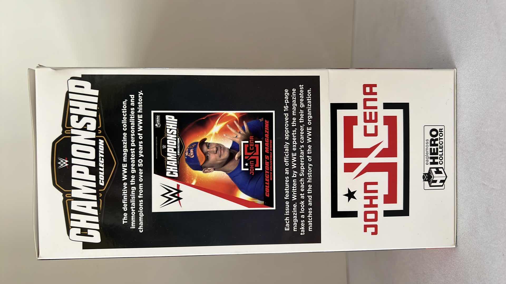 Photo 1 of BRAND NEW CHAMPIONSHIP COLLECTION WWE “JOHN CENA” COLLECTORS MAGAZINE W COLLECTIBLE STATUE
