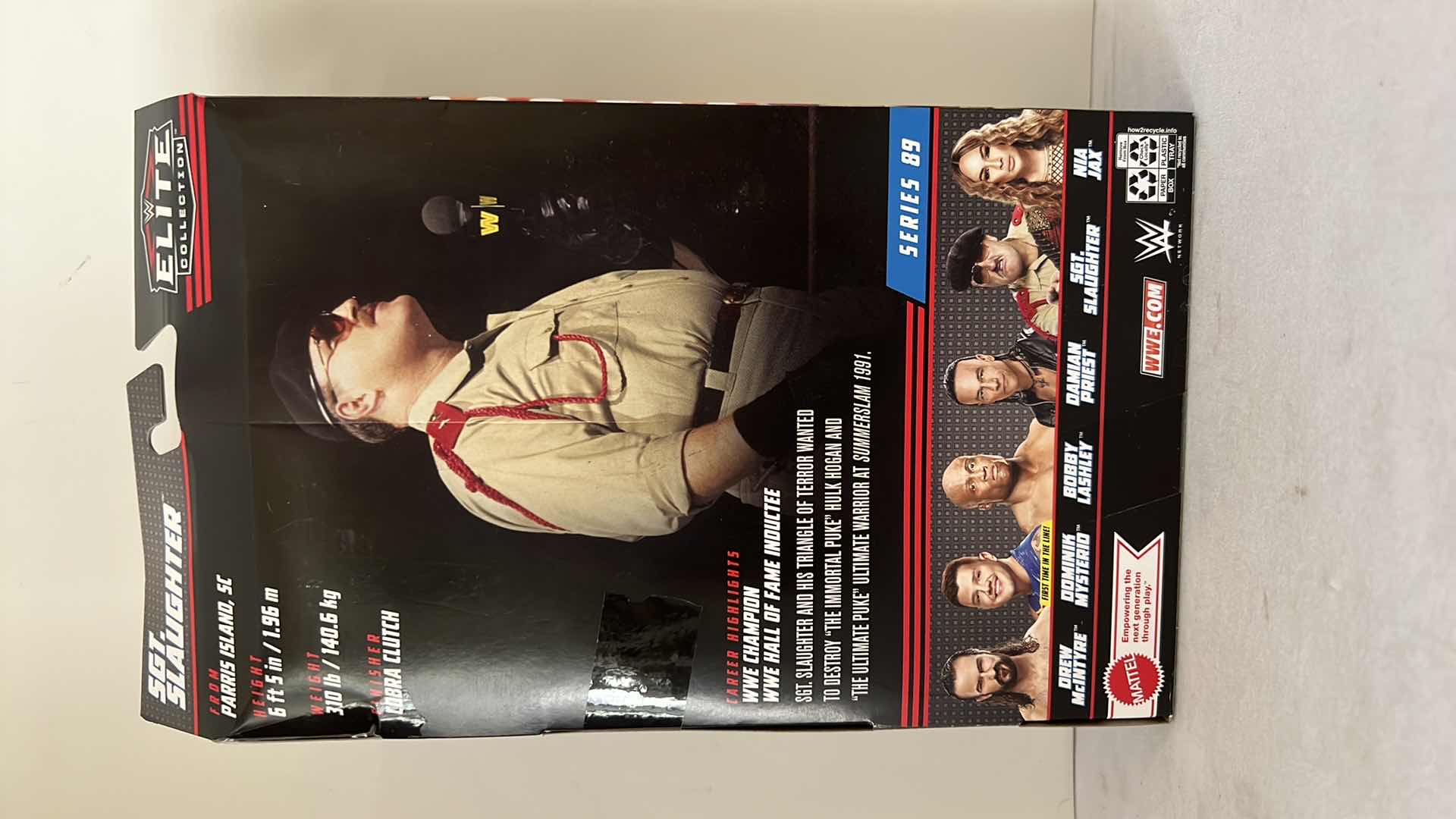 Photo 1 of BRAND NEW ELITE COLLECTION WWE “SGT. SLAUGHTER” ACTION FIGURE $25