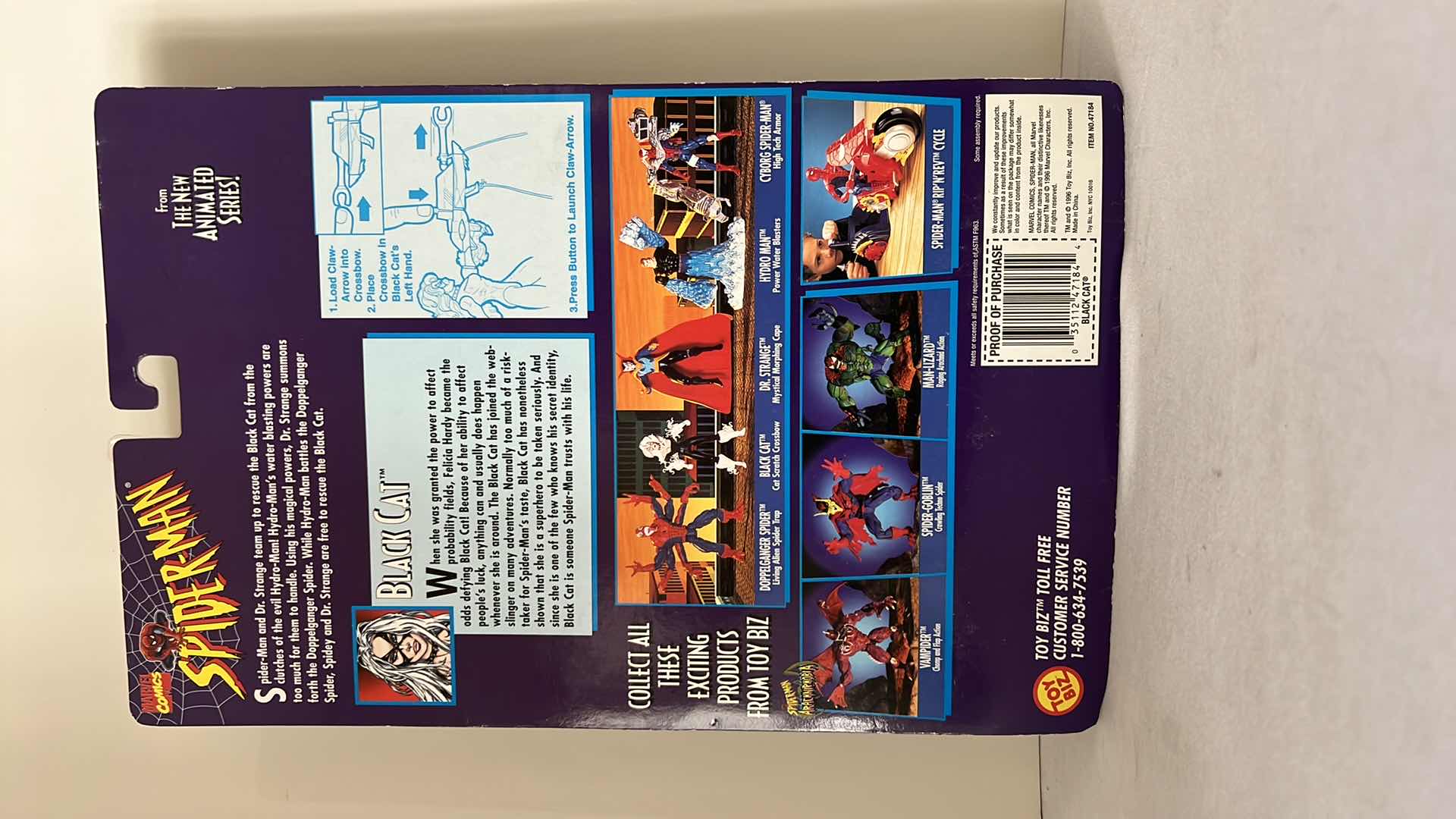 Photo 1 of BRAND NEW MARVEL COMICS SPIDER-MAN “BLACK CAT” ACTION FIGURE