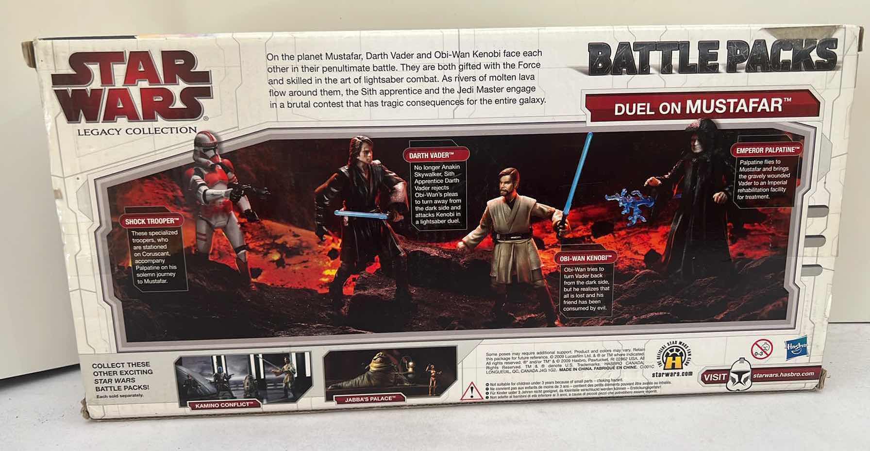 Photo 1 of BRAND NEW HASBRO STAR WARS LEGACY COLLECTION “DUAL ON MUSTAFER” ACTION FIGURES $75