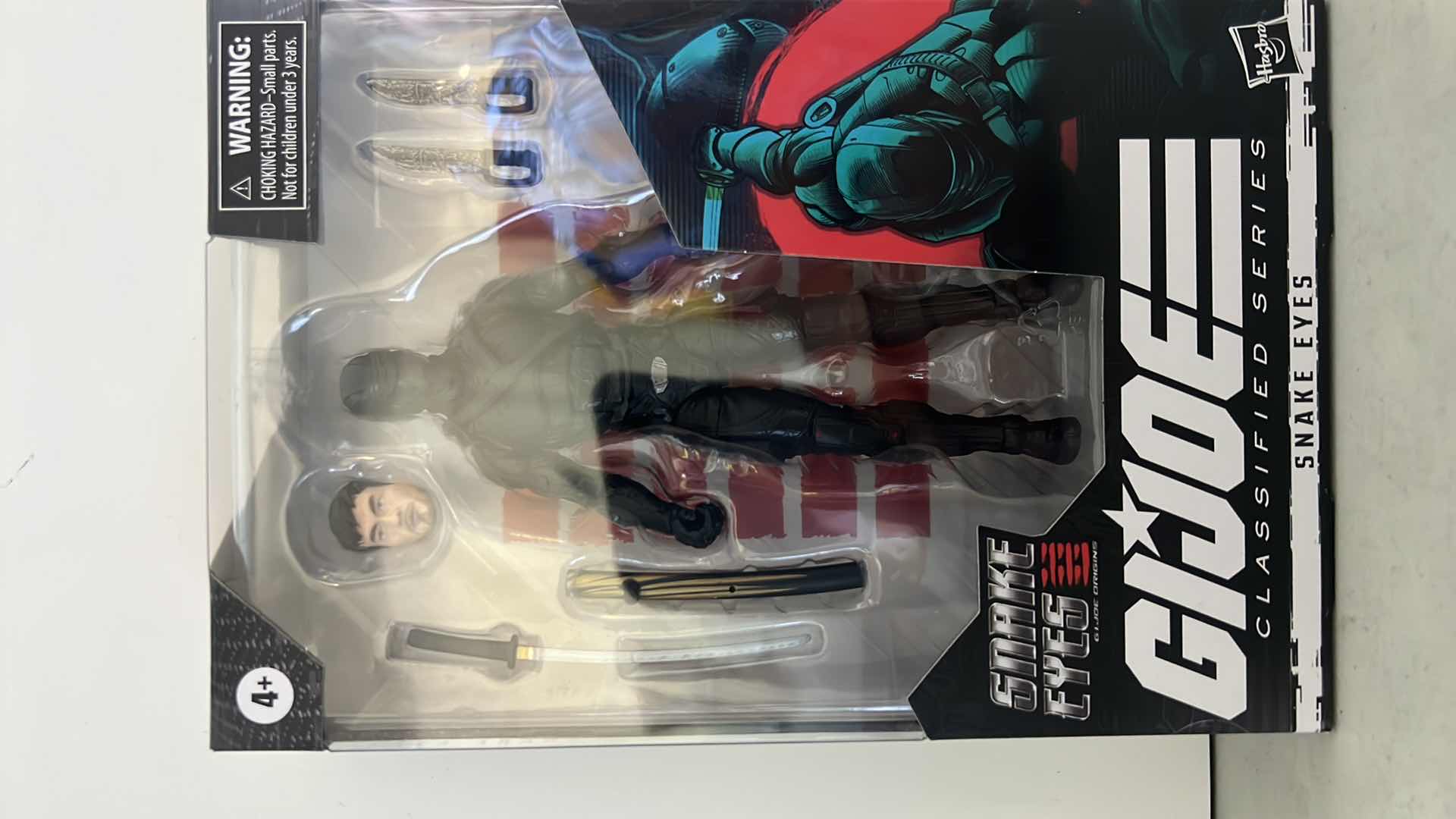 View 1 of BRAND NEW HASBRO G.I. JOE CLASSIFIED SERIES “SNAKE EYES” ACTION FIGURE $23