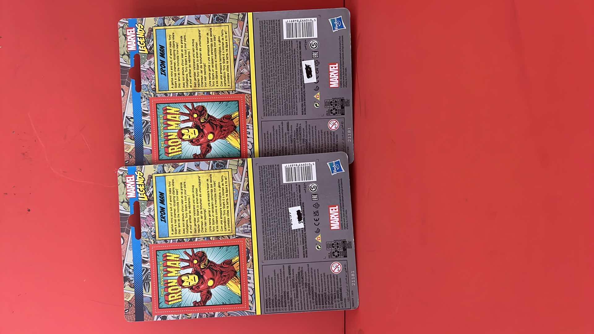 Photo 1 of 2-BRAND NEW KENNER MARVEL THE INVINCIBLE IRON MAN ACTION FIGURES $25