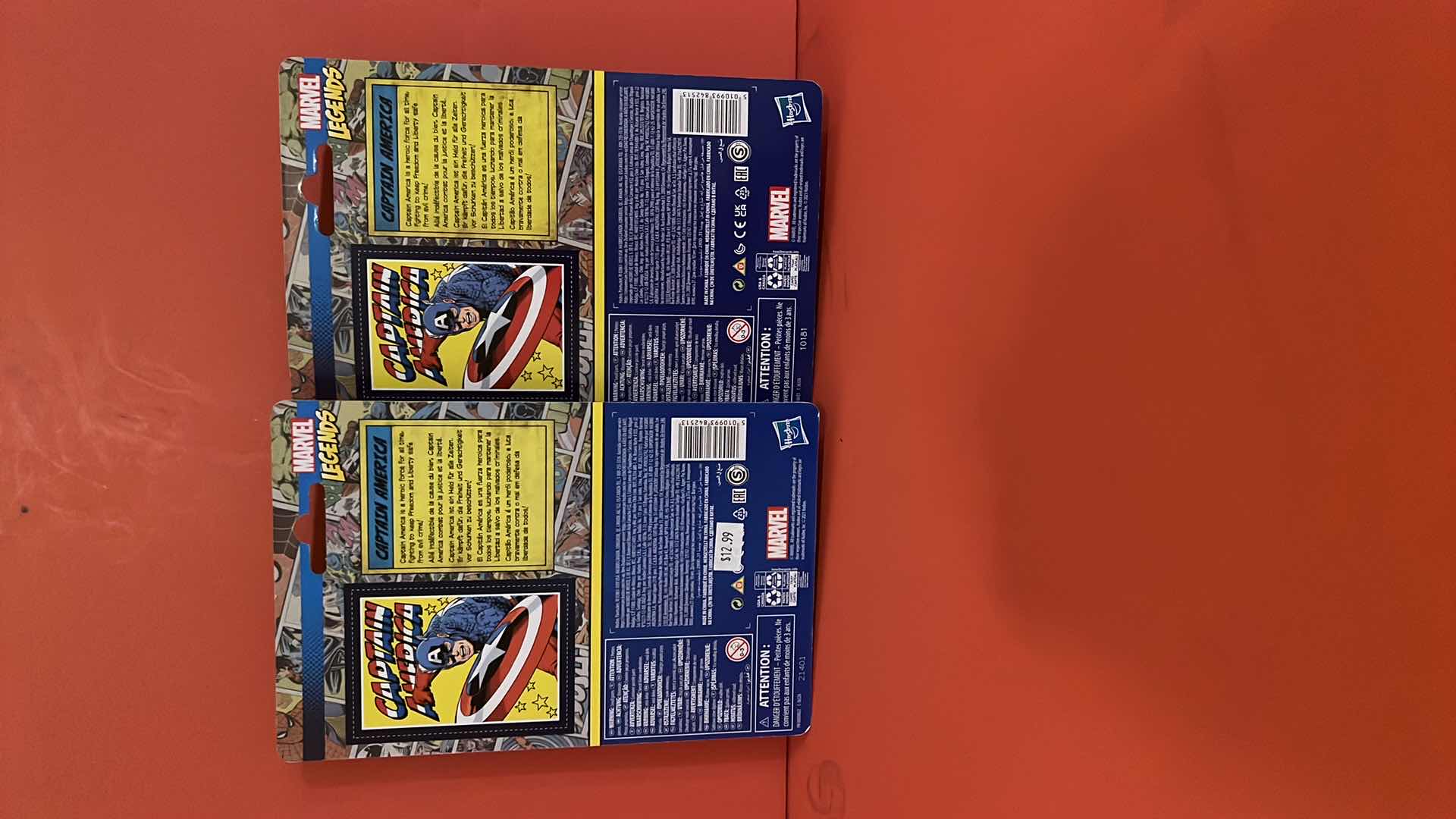 Photo 1 of 2-BRAND NEW KENNER MARVEL LEGENDS CAPTAIN AMERICA ACTION FIGURES