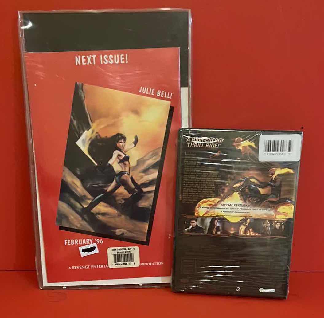 Photo 1 of BRAND NEW GHOST RIDER DVD & BRINKE OF DESTRUCTION COMIC BOOK W AUDIO TAPE