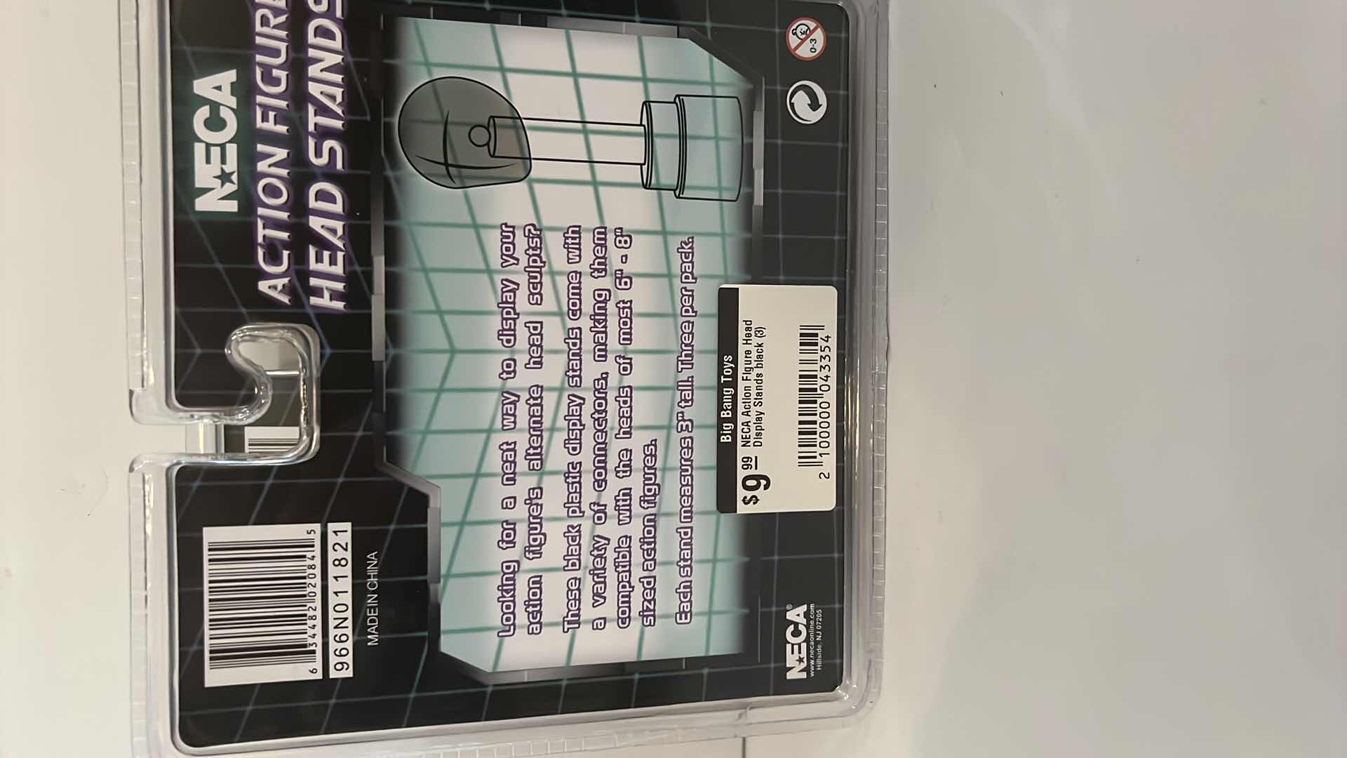 Photo 1 of 4 PKGS-BRAND NEW NECA ACTION FIGURE HEAD STANDS $49