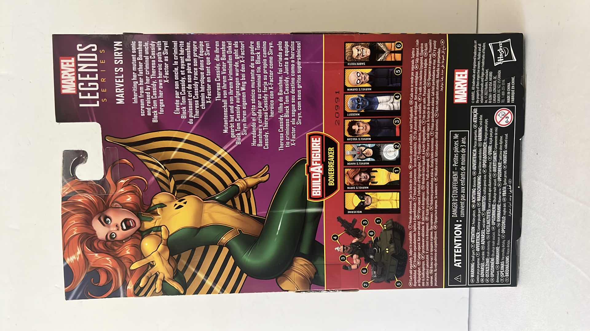 Photo 1 of BRAND NEW MARVEL X-MEN “MARVEL’S SIRYN” ACTION FIGURE