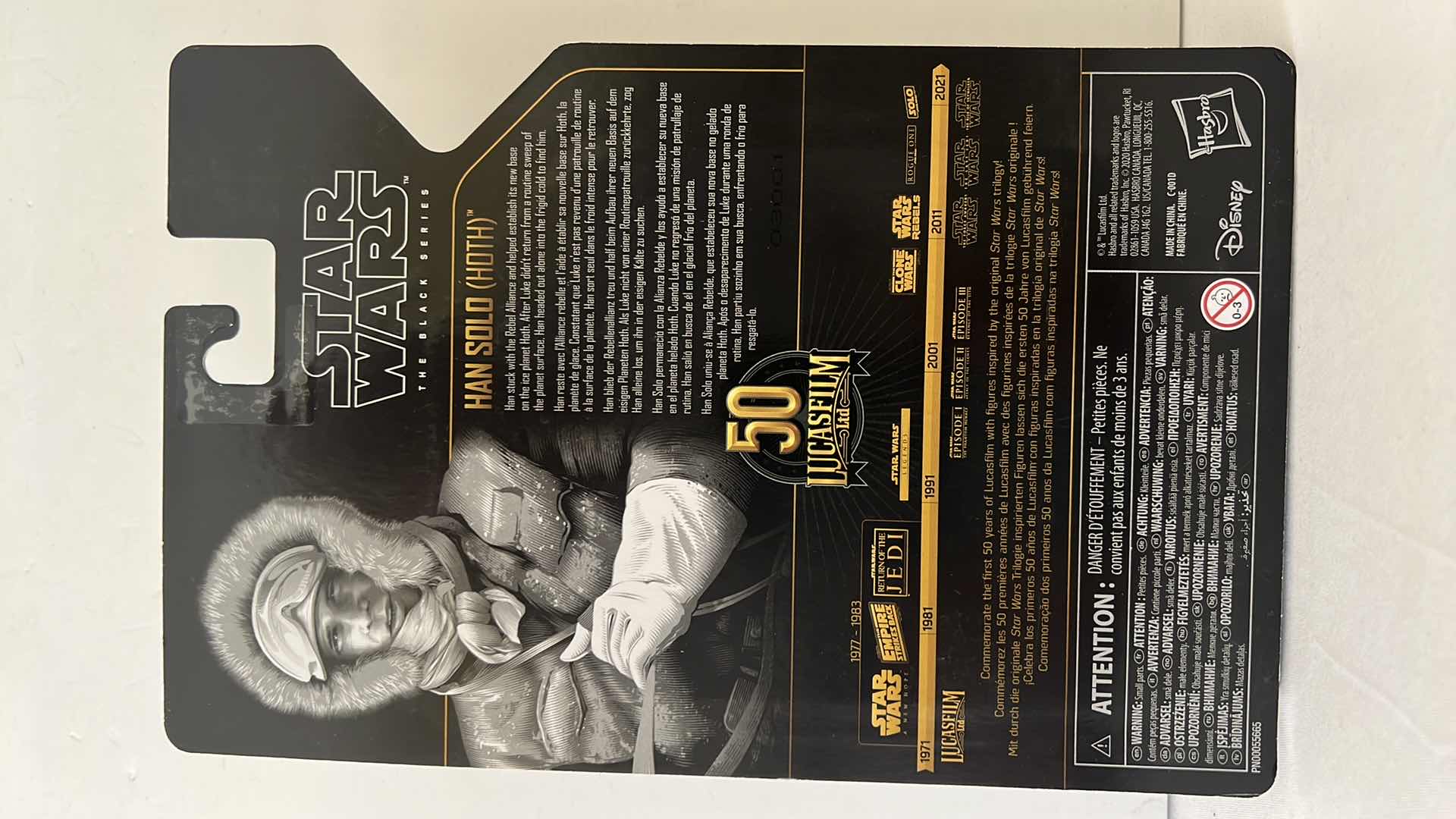 Photo 1 of BRAND NEW STAR WARS THE BLACK SERIES “HANS SOLO” ACTION FIGURE