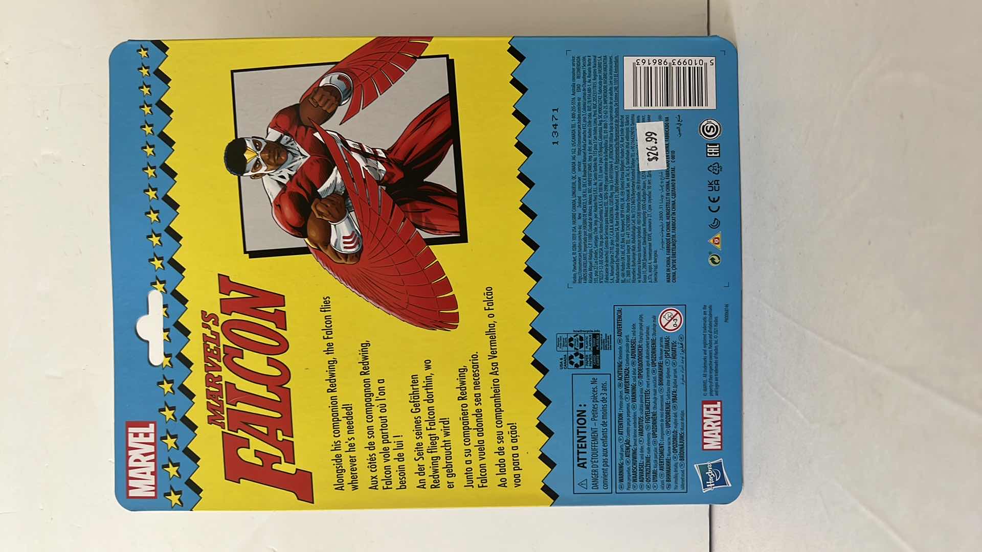 Photo 1 of BRAND NEW HASBRO MARVEL “MARVEL’S FALCON” ACTION FIGURE $27