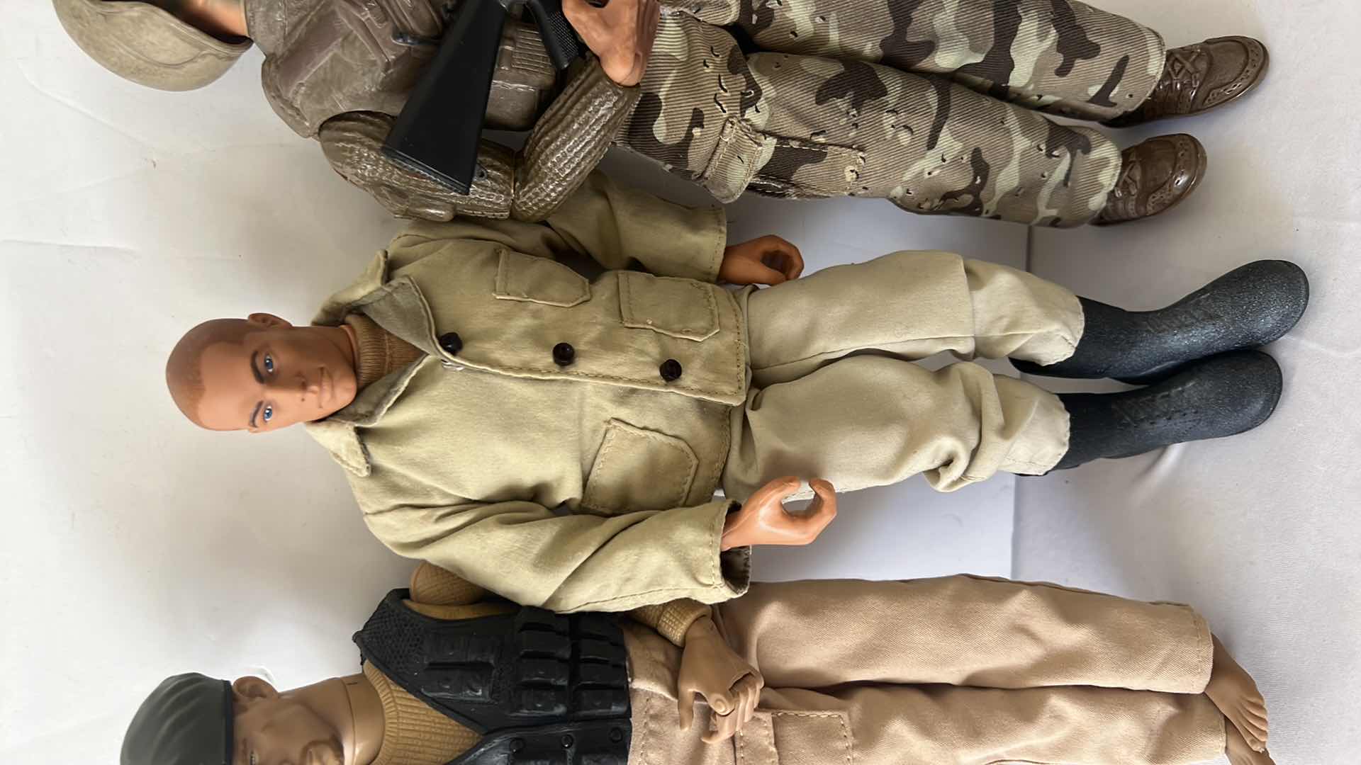 Photo 1 of 3-12” BENDABLE MILITARY MEN ACTION FIGURES