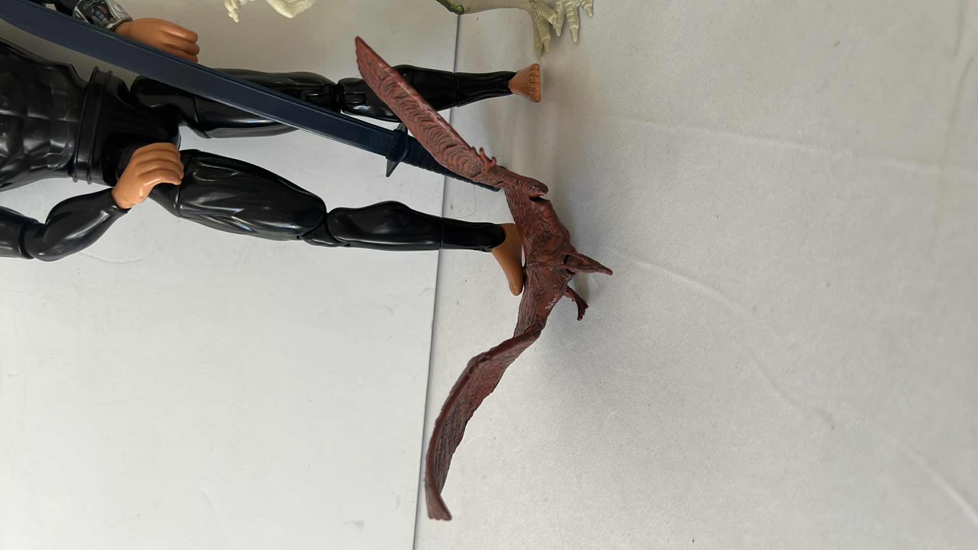 Photo 1 of 12” ACTION FIGURE, 2-PREHISTORIC ANIMAL FIGURES