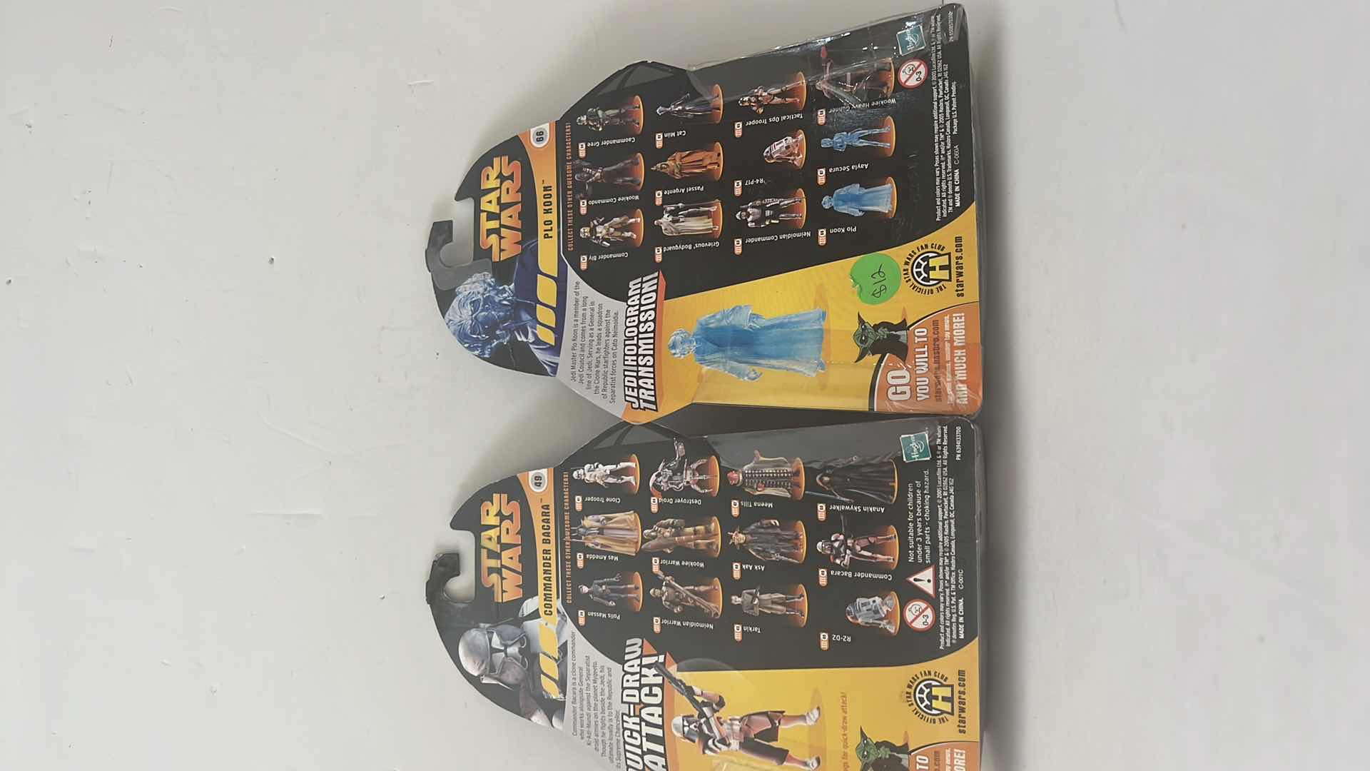 Photo 1 of 2-BRAND NEW STAR WARS REVENGE OF THE SITH ACTION FIGURES $25