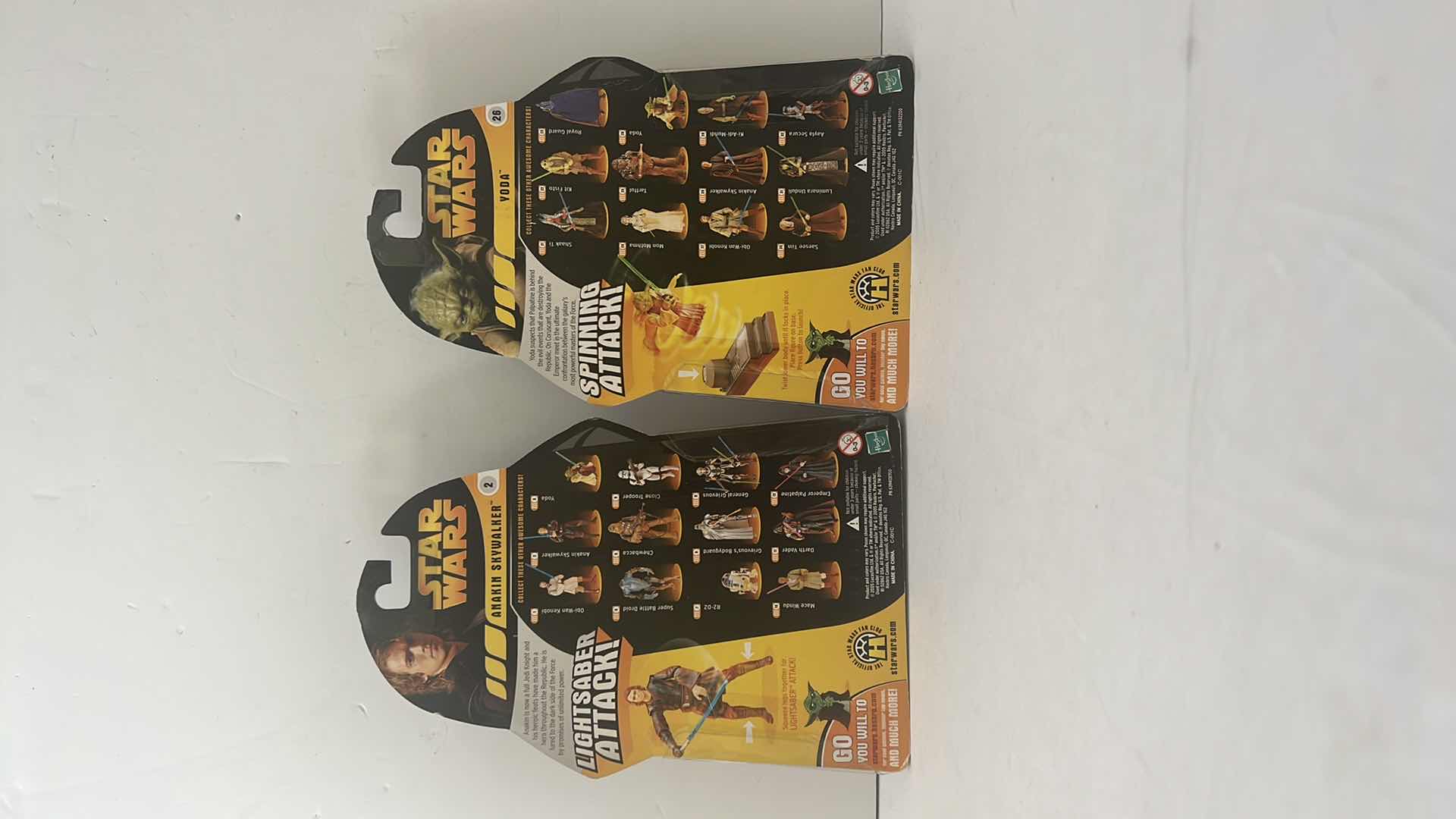 Photo 1 of 2-BRAND NEW STAR WARS REVENGE OF THE SITH ACTION FIGURES $25
