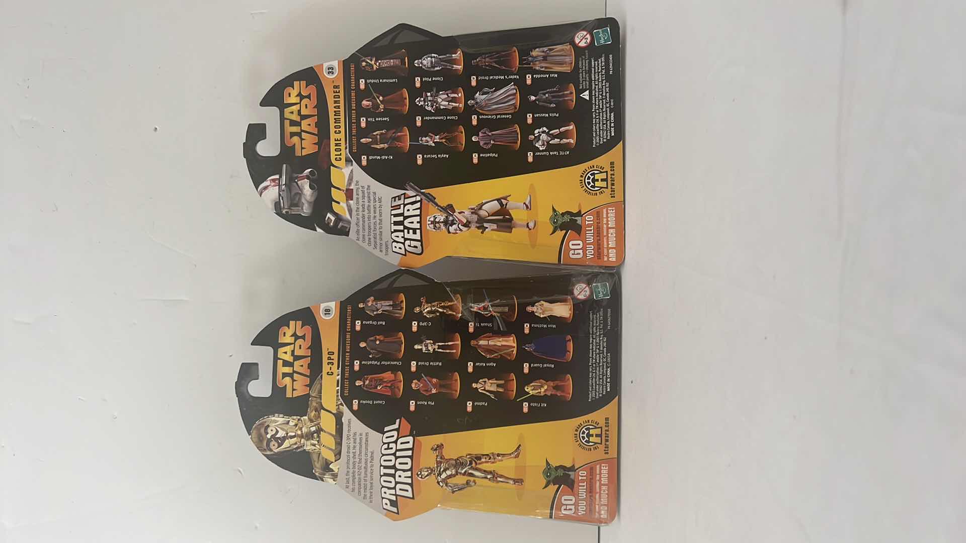 Photo 1 of 2-BRAND NEW STAR WARS REVENGE OF THE SITH ACTION FIGURES $25