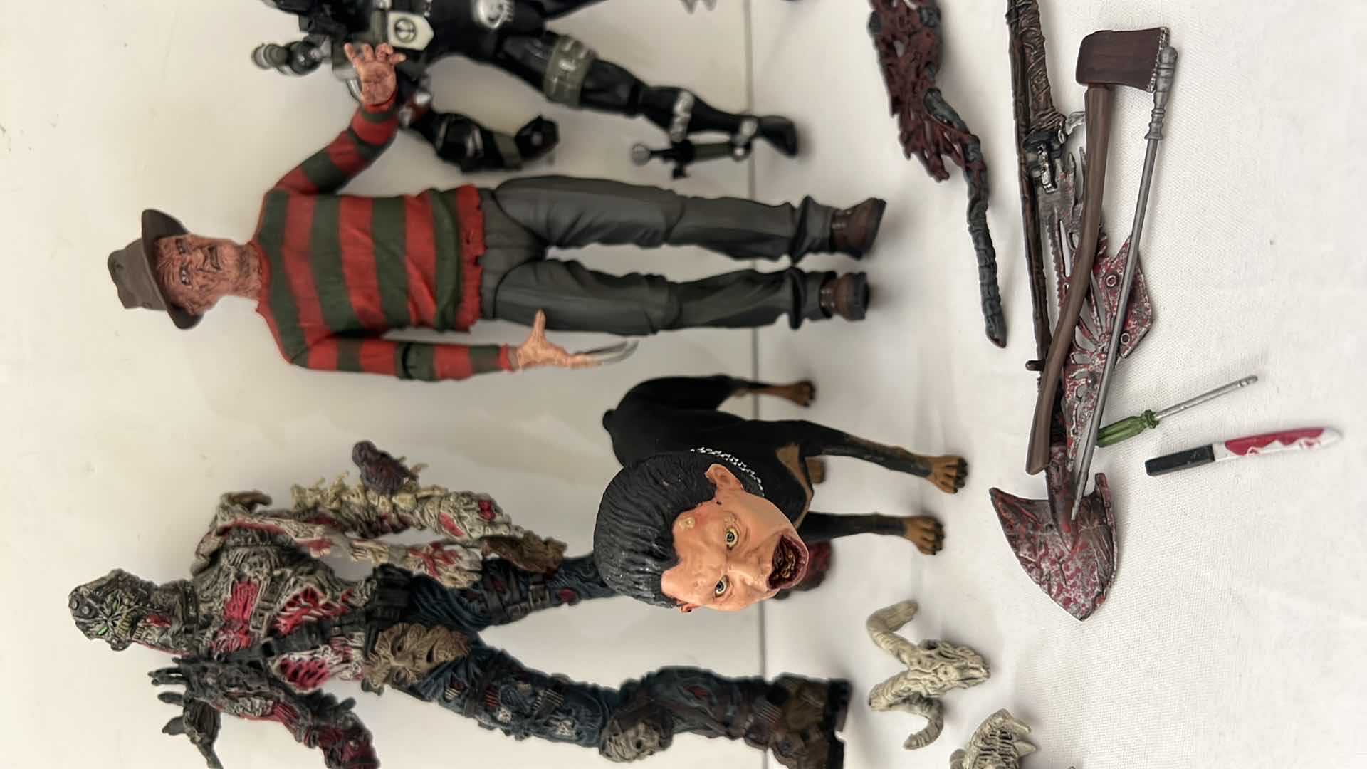 Photo 1 of 3-RESIN MONSTER ACTION FIGURES W ACCESSORIES