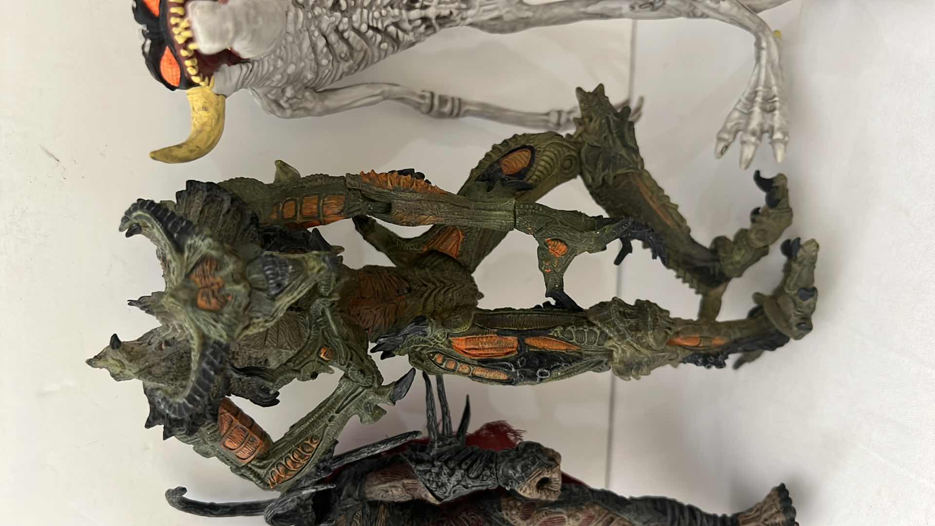 Photo 1 of 3-RESIN CREATURES ACTION FIGURES W ACCESSORIES