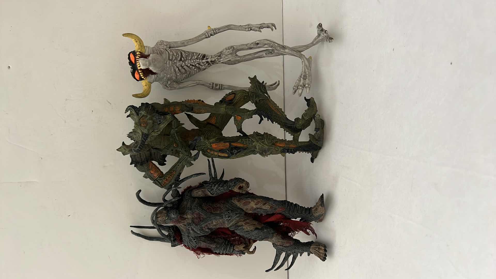 Photo 1 of 3-RESIN CREATURES ACTION FIGURES W ACCESSORIES