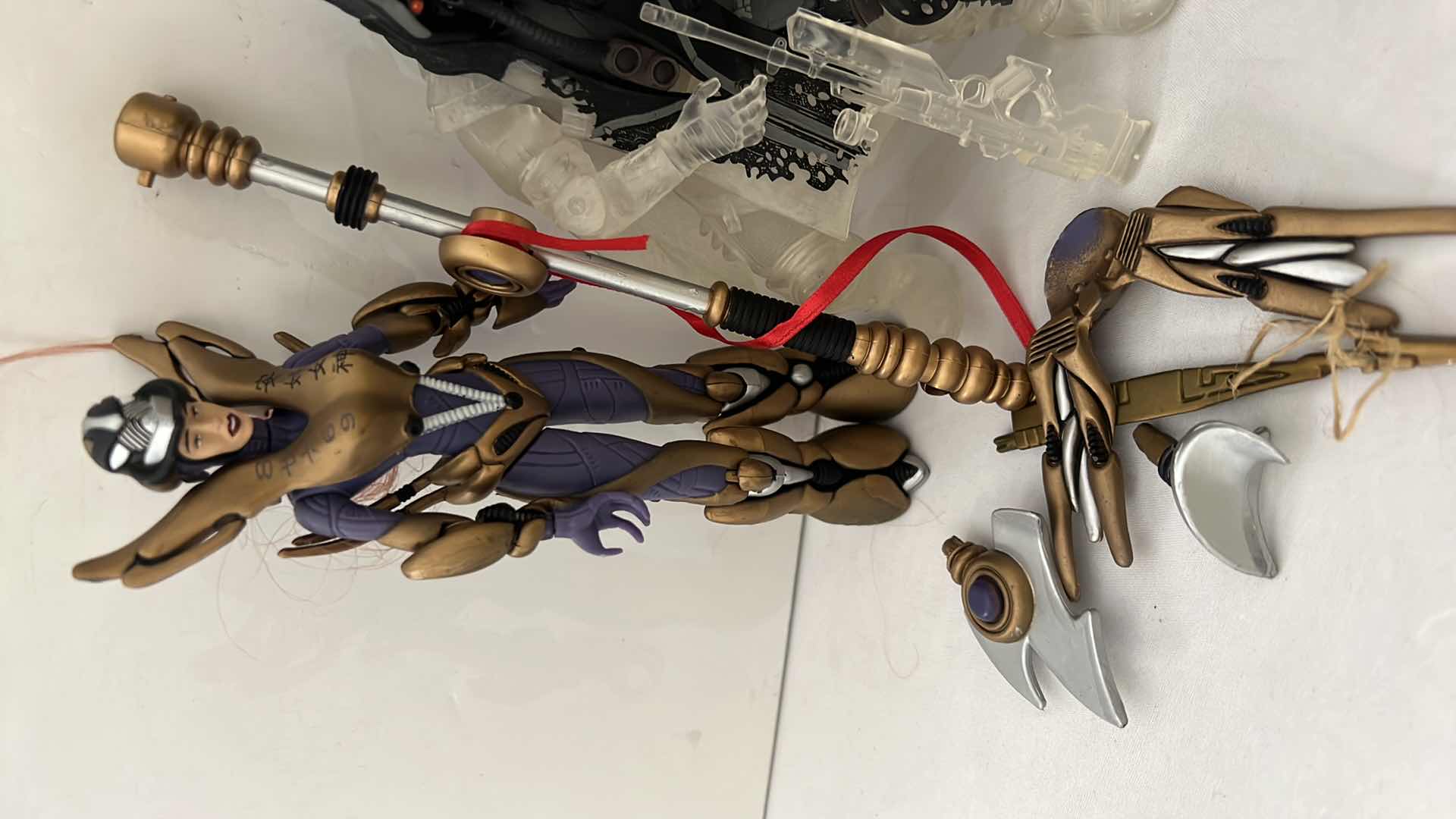 Photo 1 of 3-RESIN ACTION FIGURES W ACCESSORIES