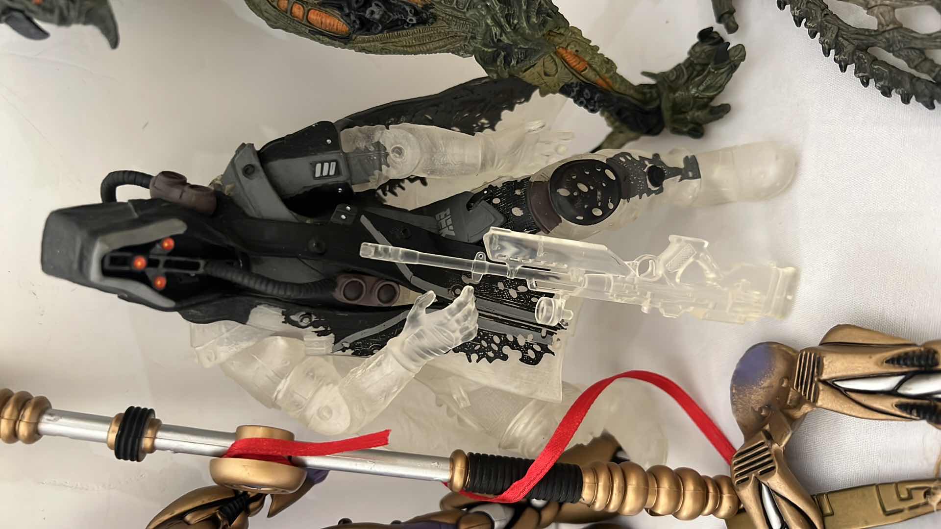 Photo 1 of 3-RESIN ACTION FIGURES W ACCESSORIES