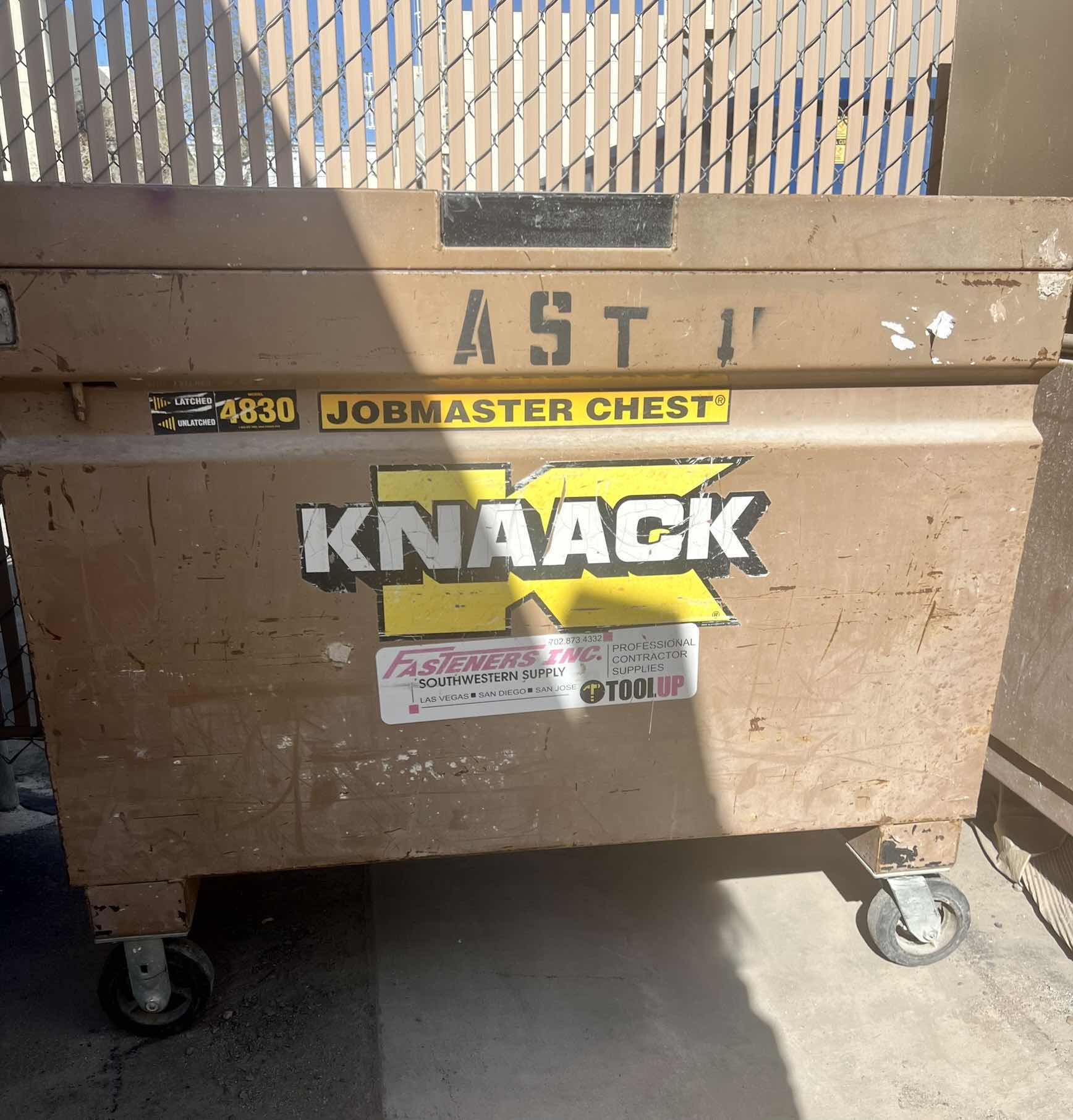 Photo 1 of KNAACK MODEL 4830 JOBMASTER CHEST, TAN (48”x30” H40”)  ORIGINAL RETAIL $932.00 -USED