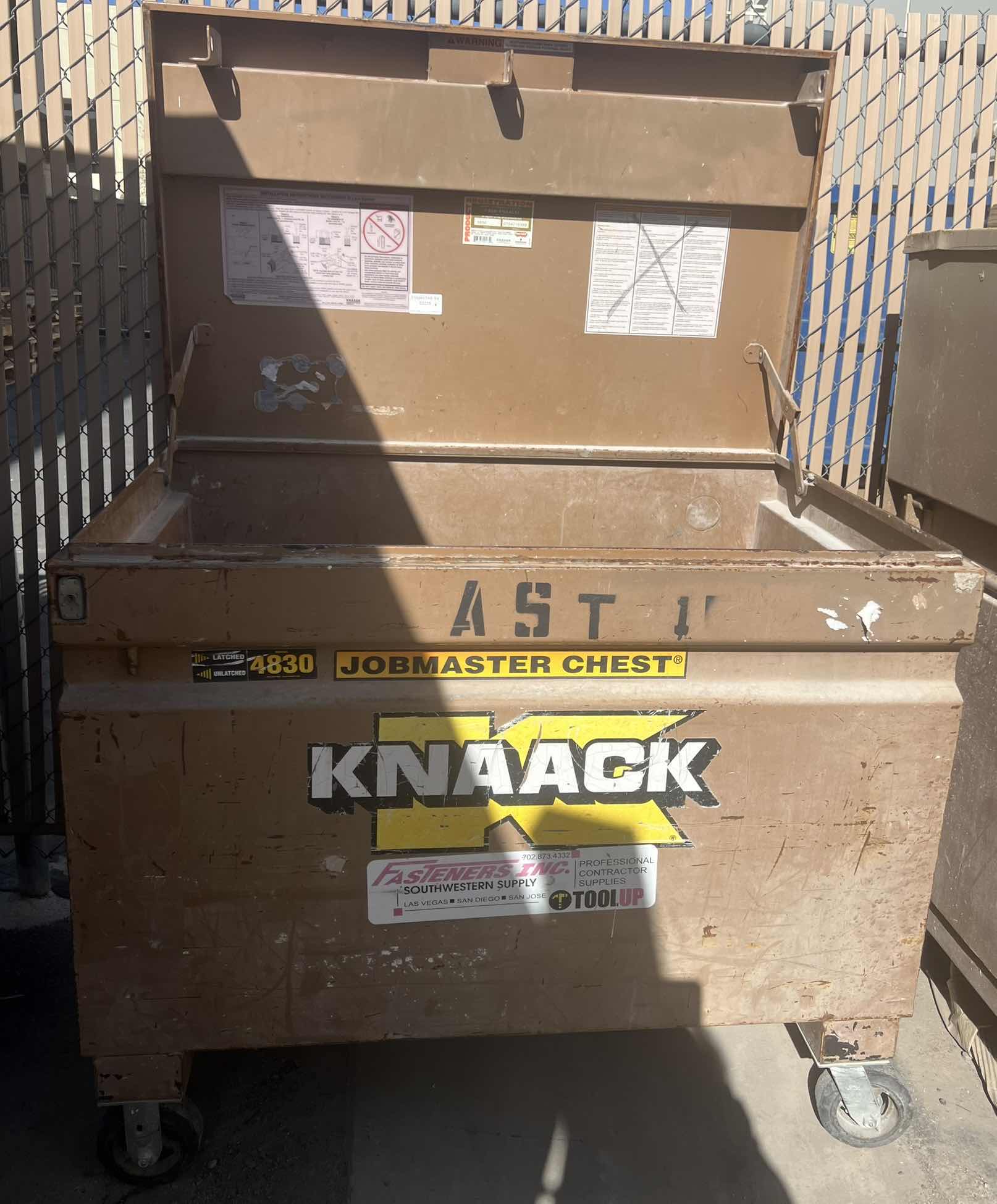 Photo 1 of KNAACK MODEL 4830 JOBMASTER CHEST, TAN (48”x30” H40”)  ORIGINAL RETAIL $932.00 -USED