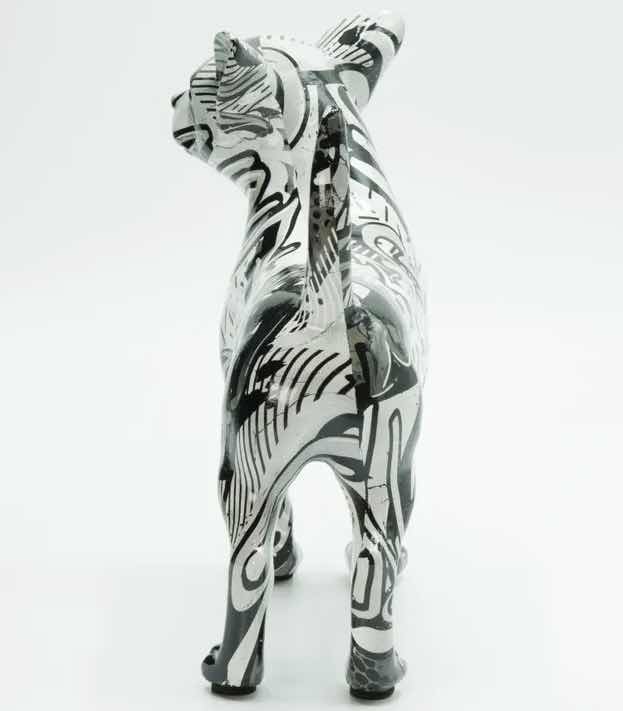 View 3 of BRANI BLACK & WHITE CHIHUAHUA DOG 7” x 4” 7”