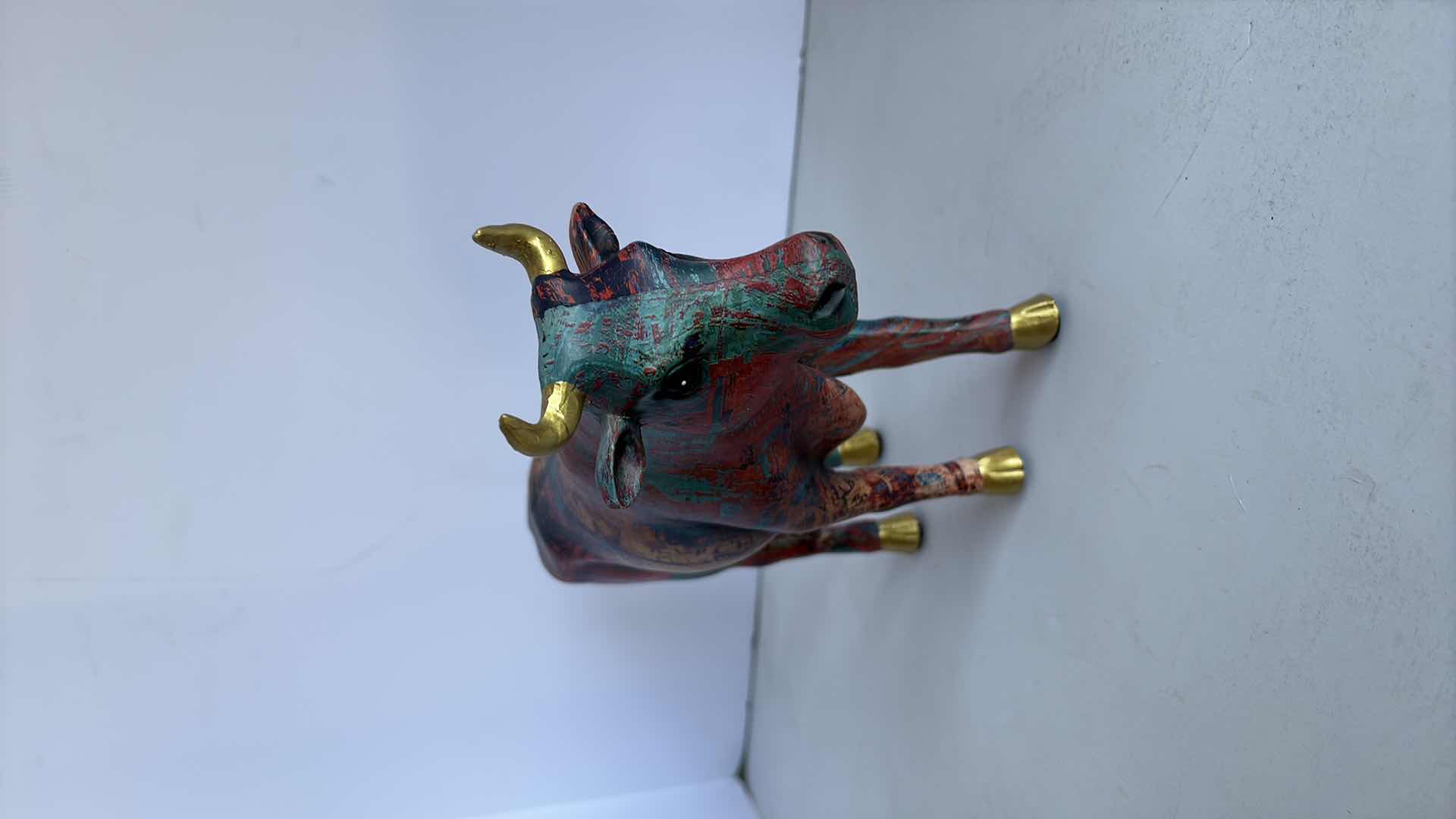 Photo 1 of BRANI COLLECTION CERAMIC FIGURES GRAFFITI COW 10”X3”X7”H