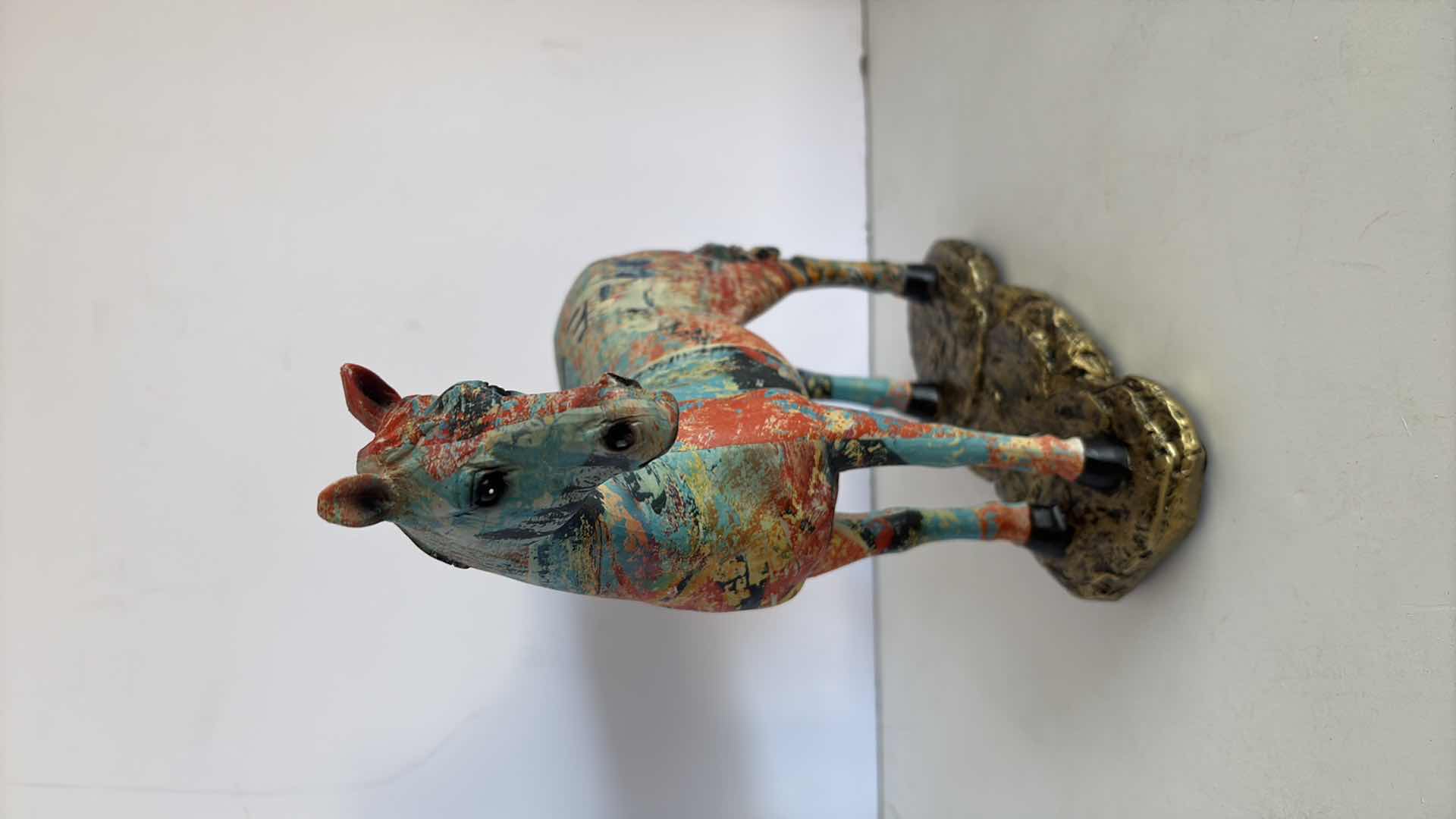 Photo 1 of BRANI COLLECTION CERAMIC FIGURES GRAFFITI HORSE 9”X4”10”H