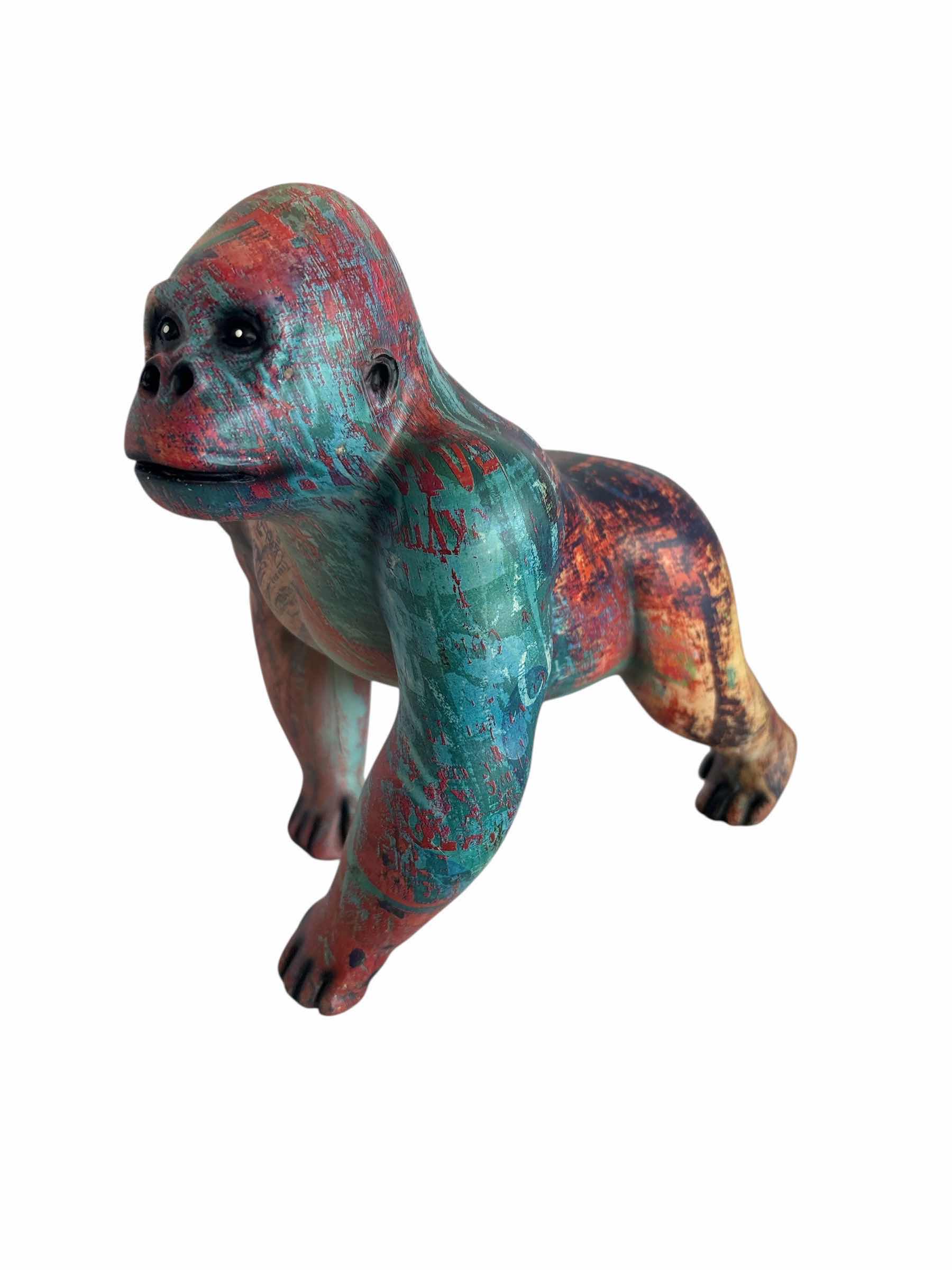 Photo 1 of BRANI COLLECTION CERAMIC FIGURES ORANGUTAN , GORILLA 5”X9”X8”H