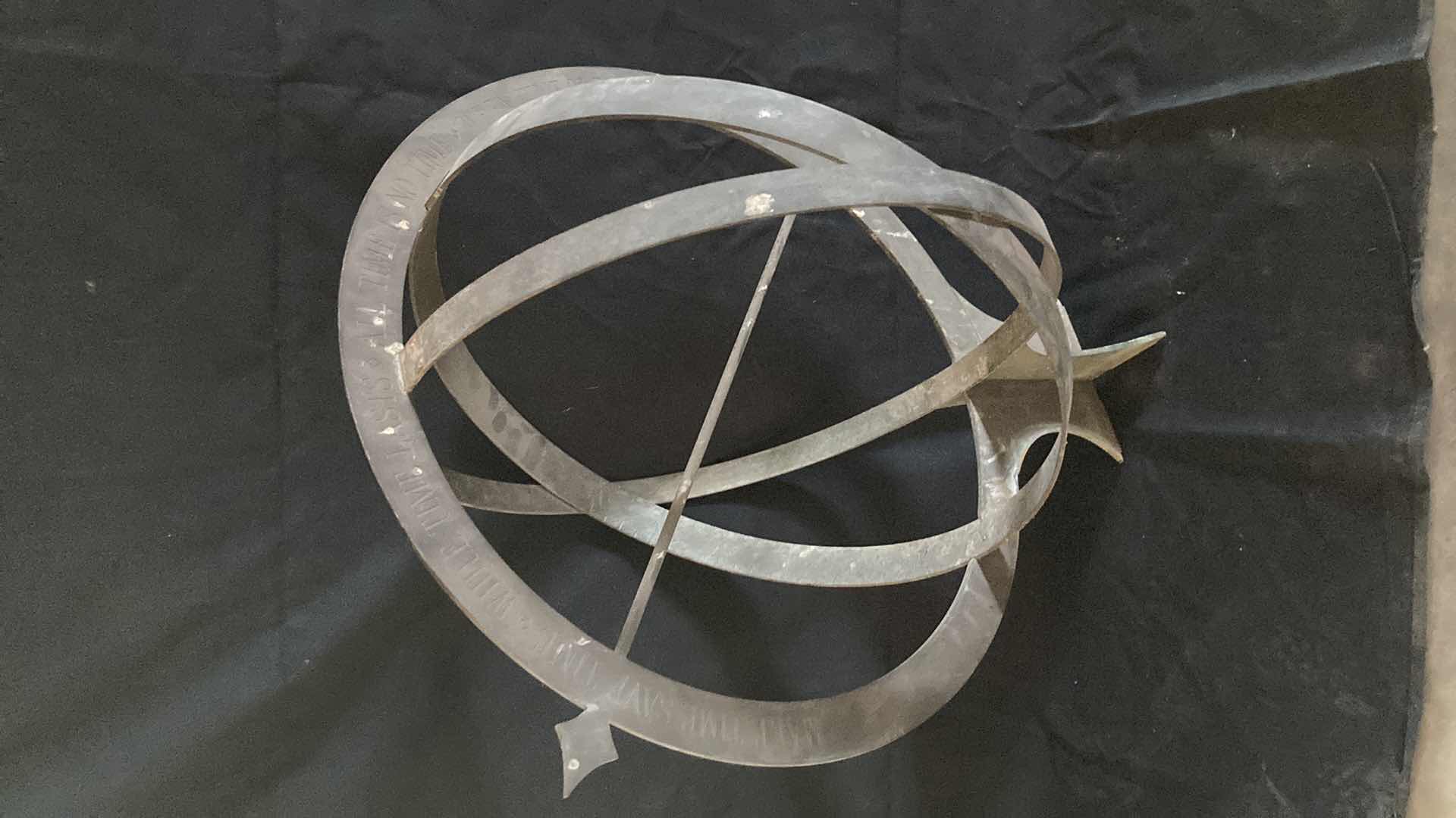 Photo 1 of ARMILLARY METAL SPHERE