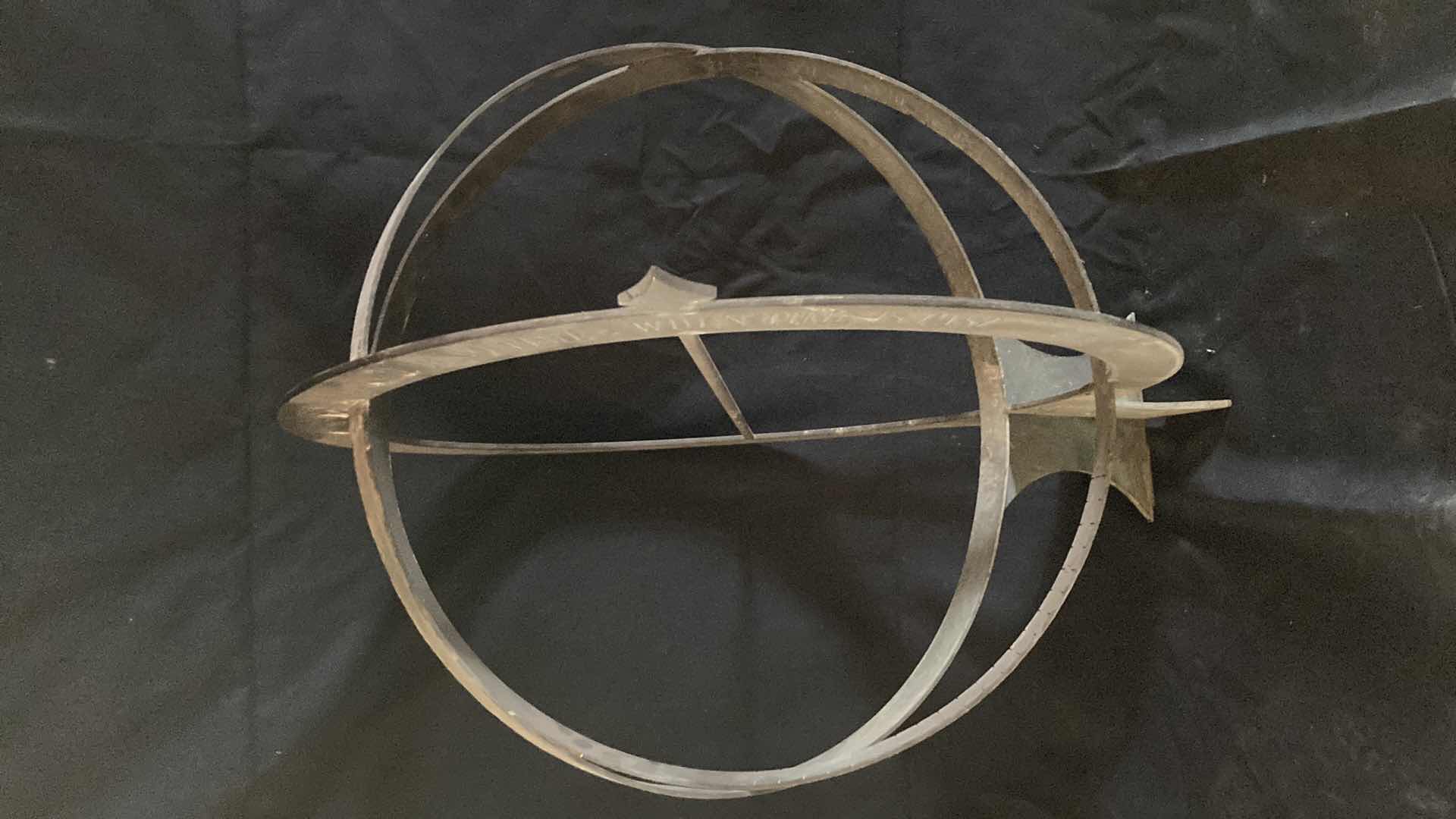 Photo 2 of ARMILLARY METAL SPHERE