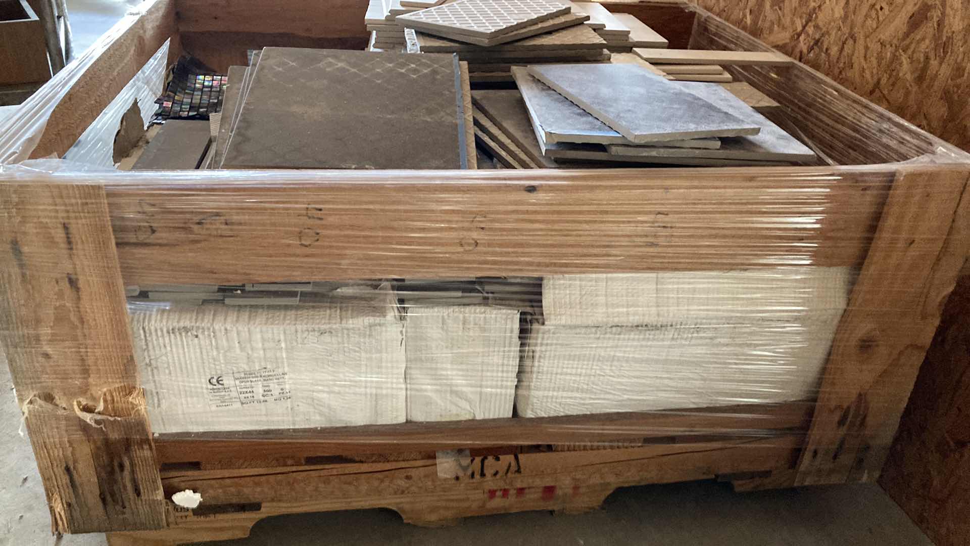 Photo 6 of MIXED TILE CRATE-FLOOR TILE AND TRIM