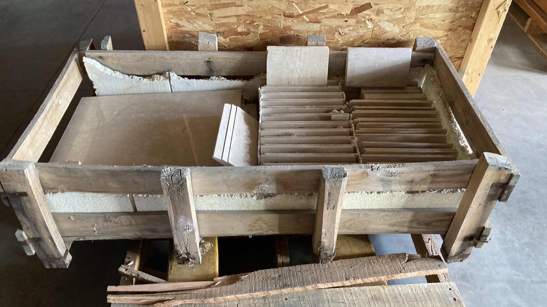 Photo 1 of MIXED TILE CRATE-FLOOR TILE AND TRIM